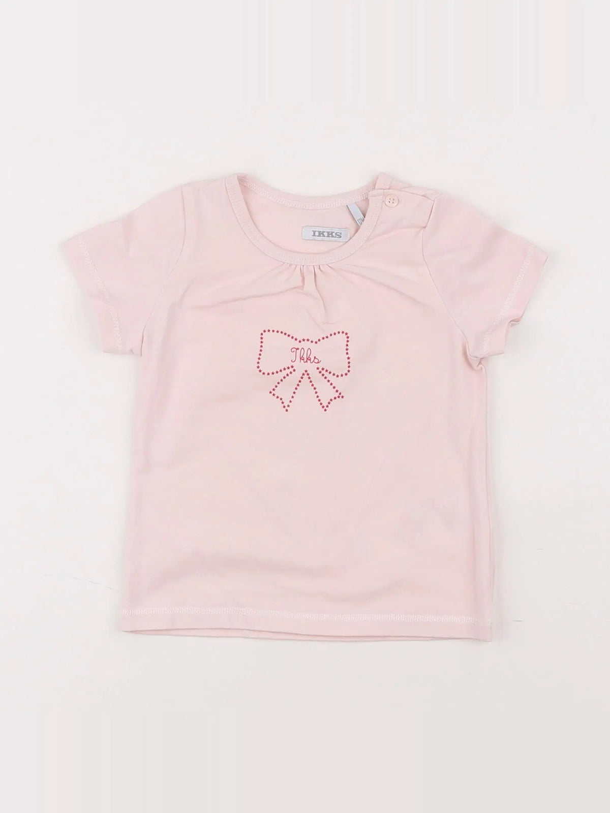 IKKS - tee-shirt rose - 12 mois