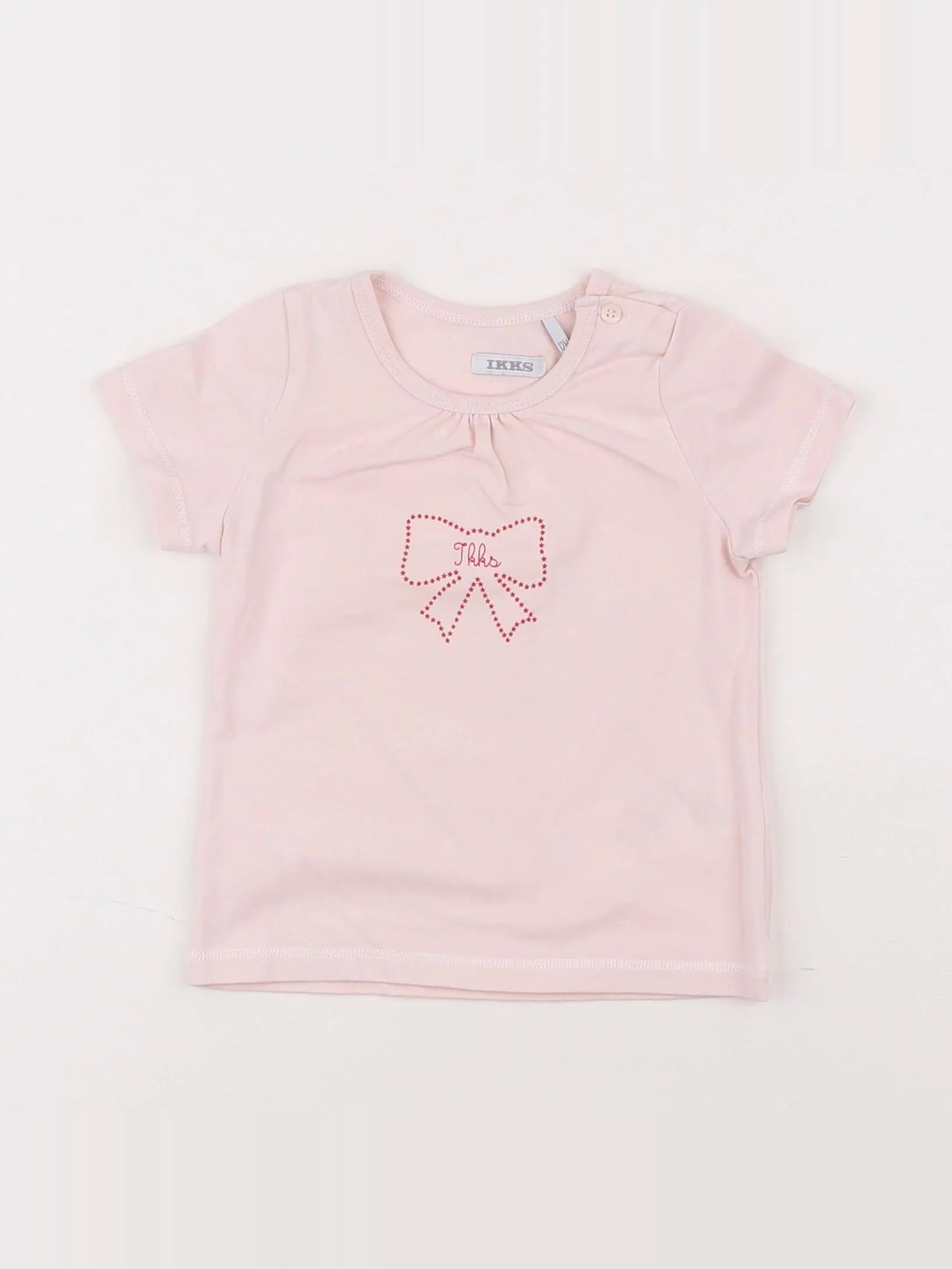 IKKS - tee-shirt rose - 12 mois