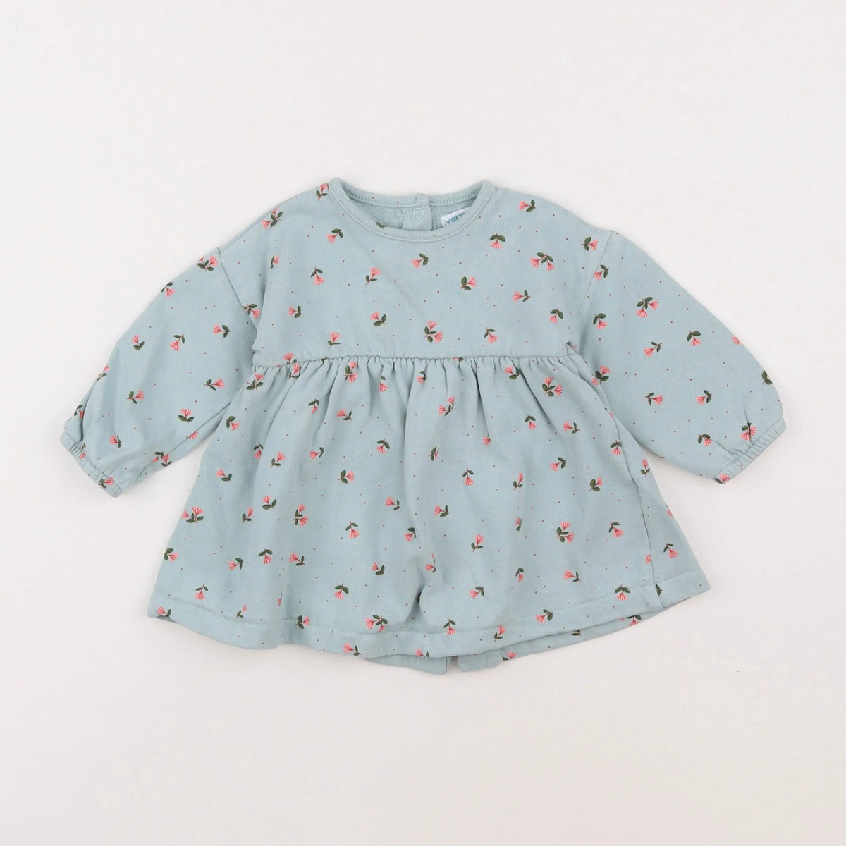 Vertbaudet - robe bleu - 9 mois