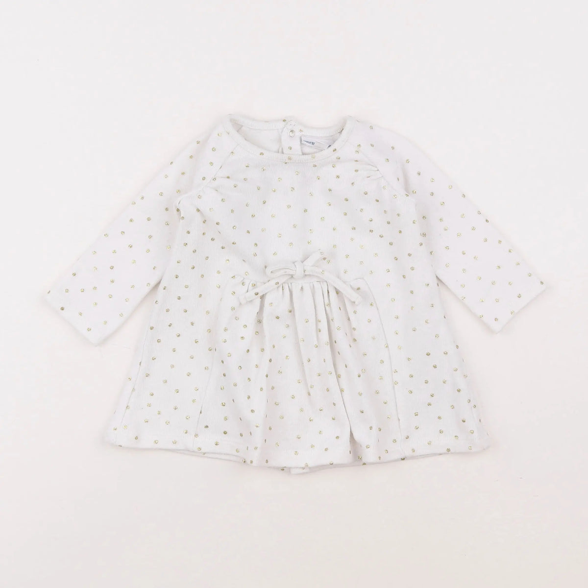 Vertbaudet - robe blanc - 9 mois