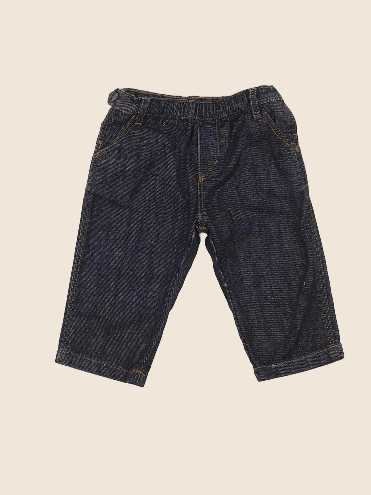 Petit Bateau - jean bleu - 6 mois
