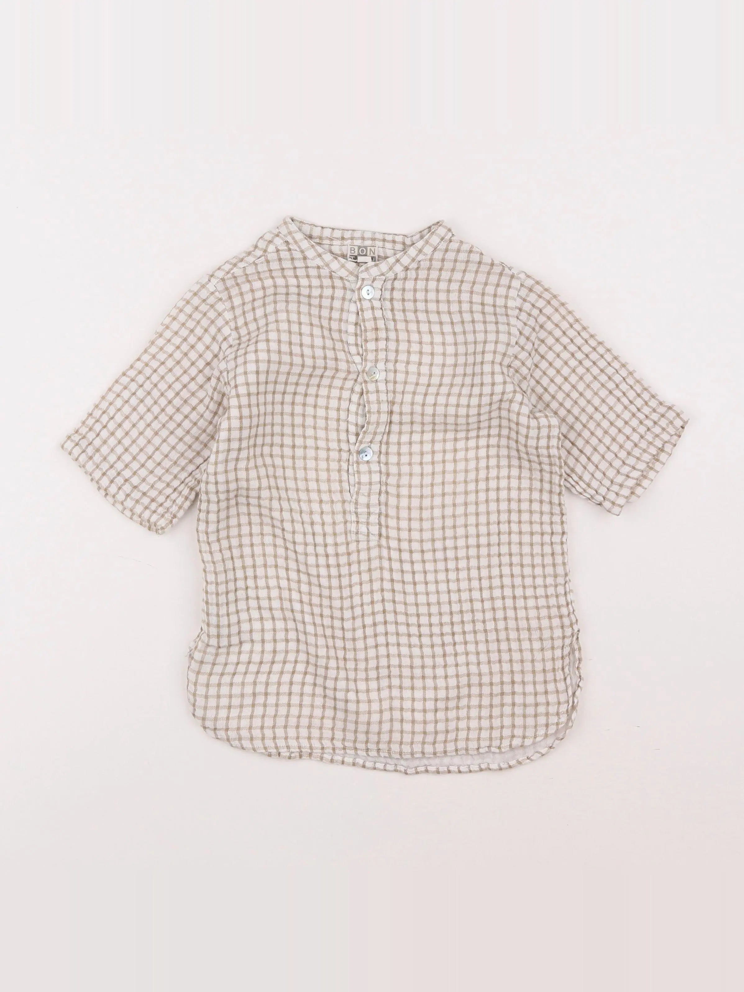 Bonton - robe beige - 12 mois