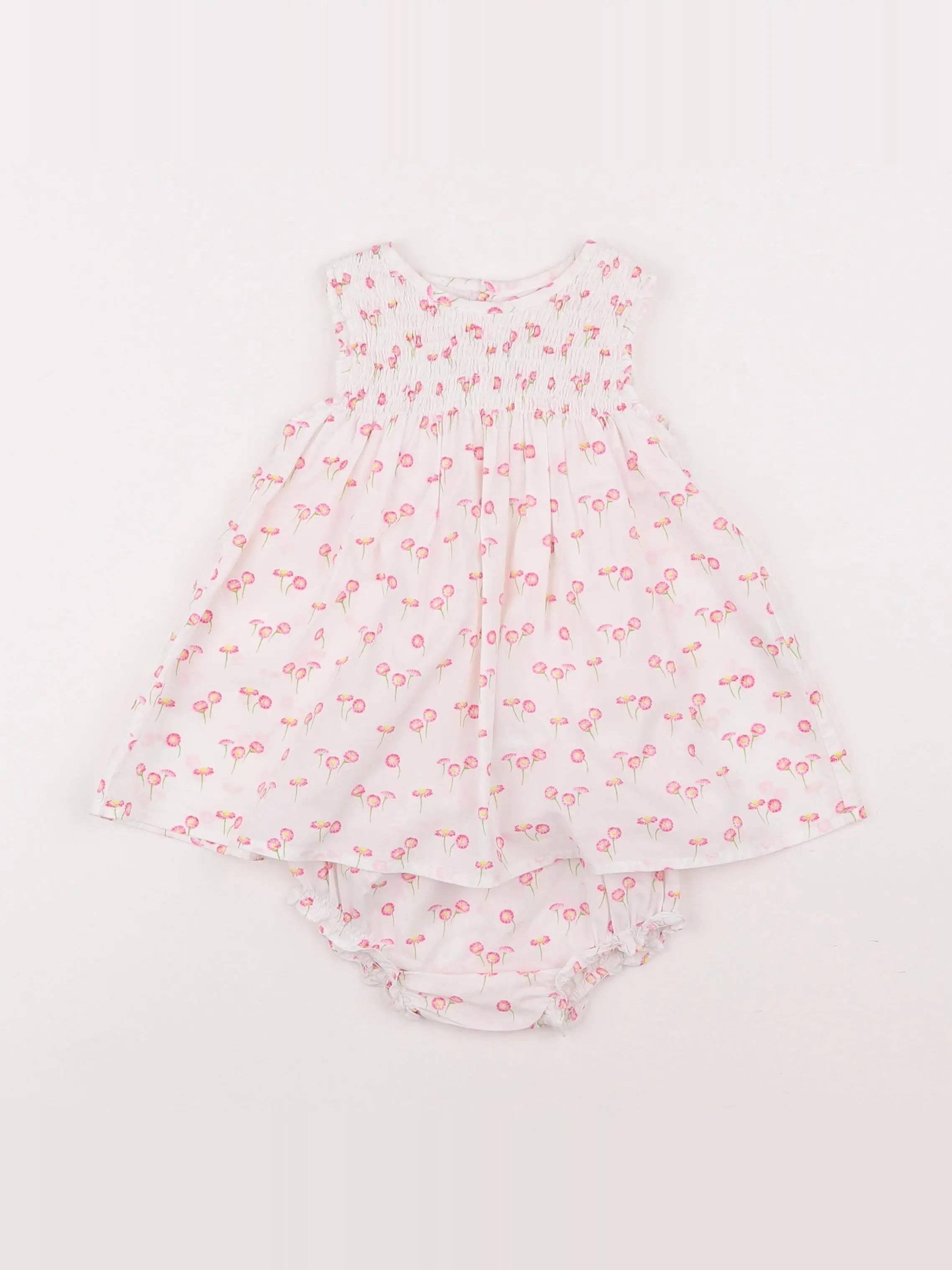 Jacadi - robe blanc - 6 mois