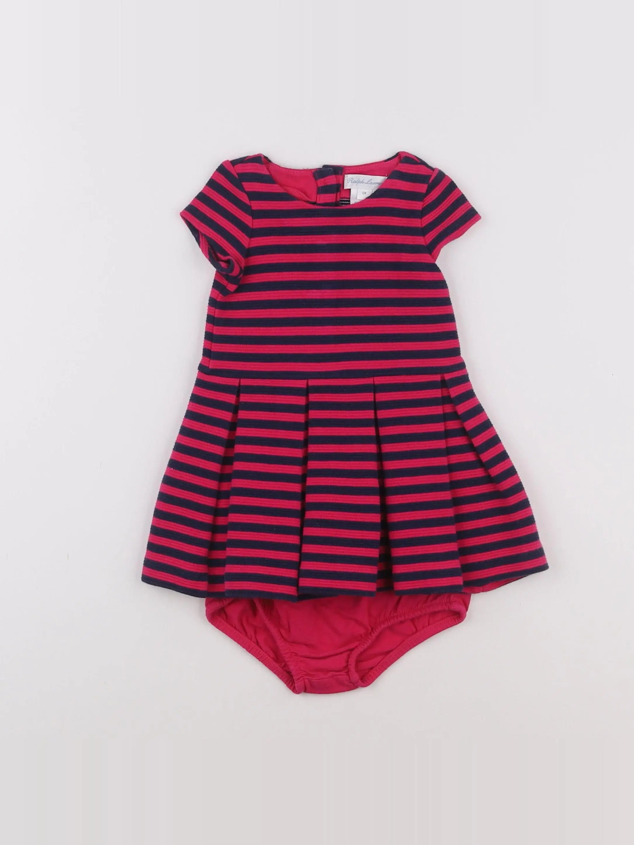 Ralph Lauren - robe rose - 6 mois
