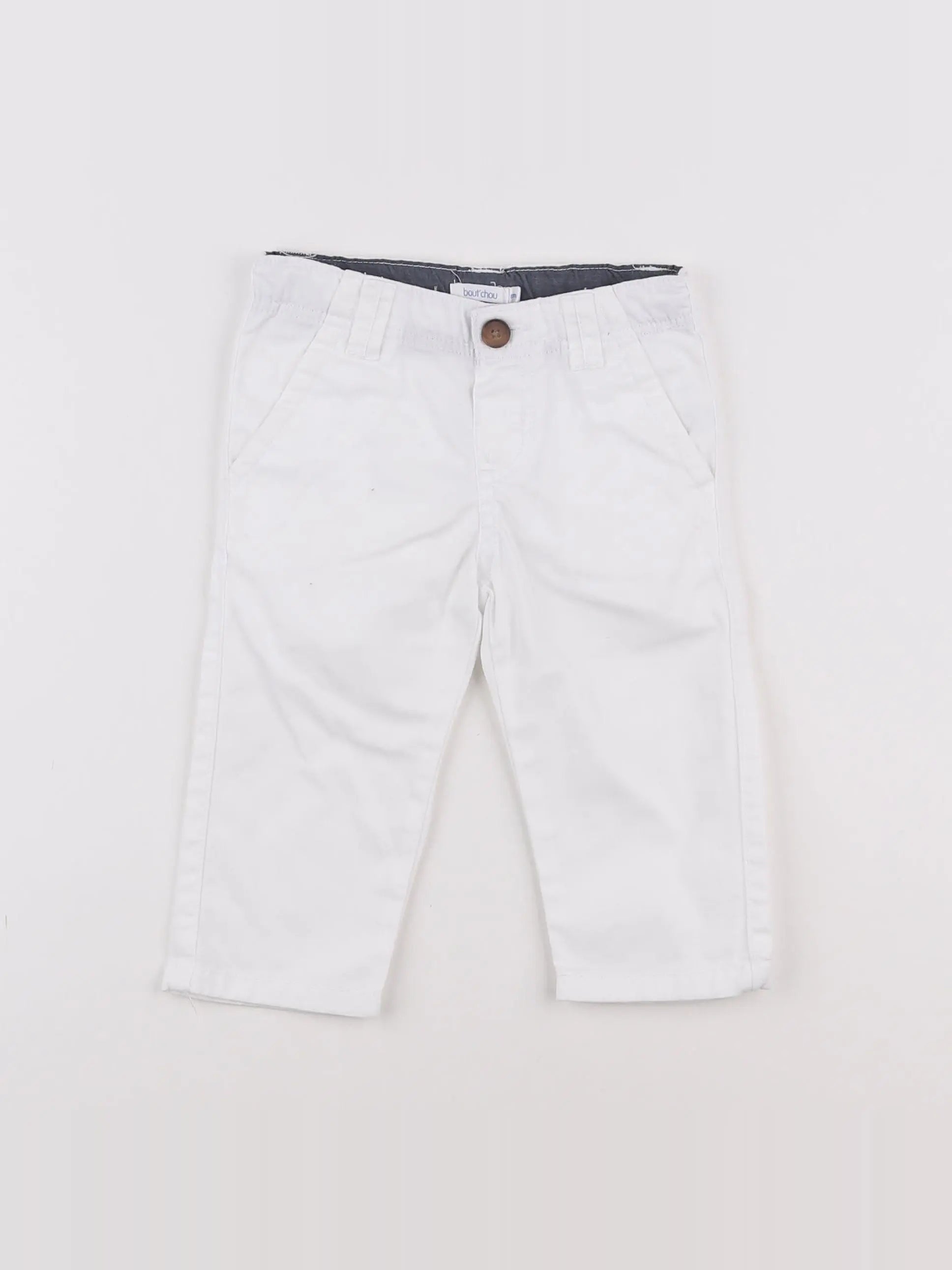 Boutchou - pantalon blanc - 6 mois
