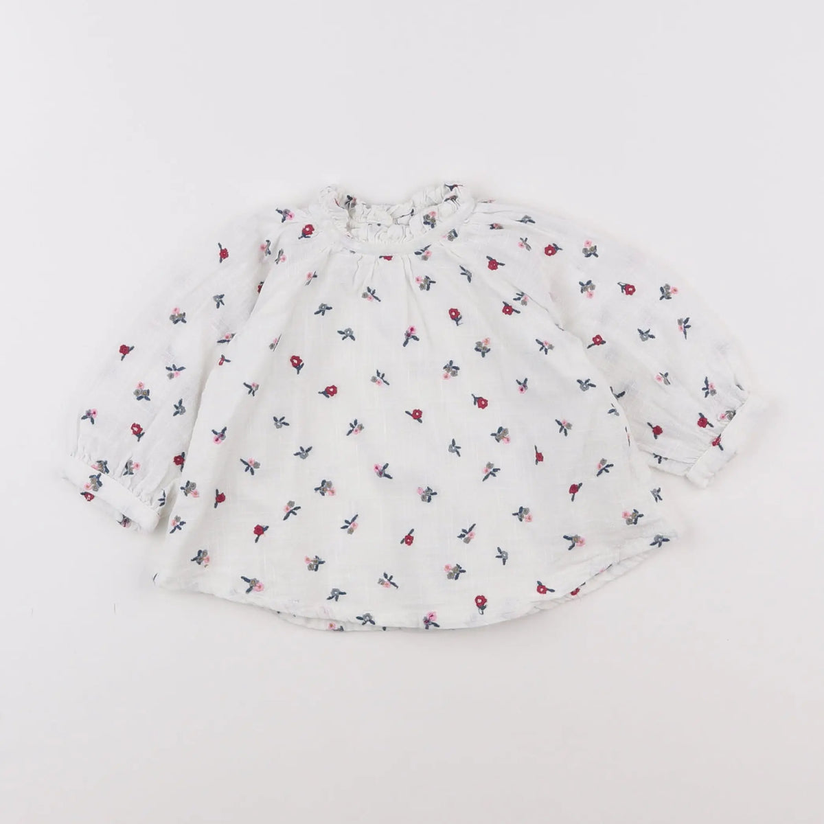 Vertbaudet - blouse blanc - 3 mois