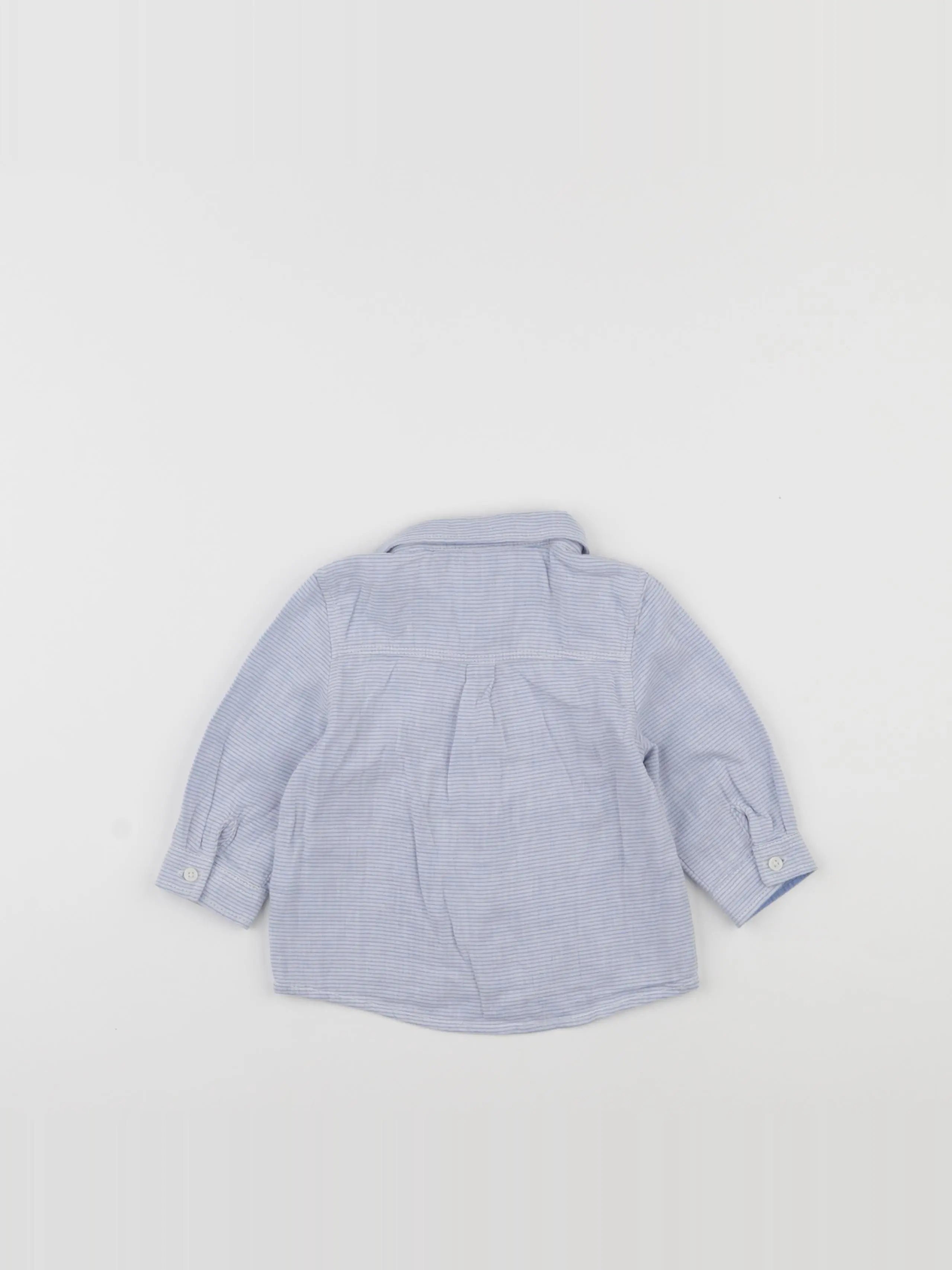 Tape à l'oeil - chemise bleu - 9 mois