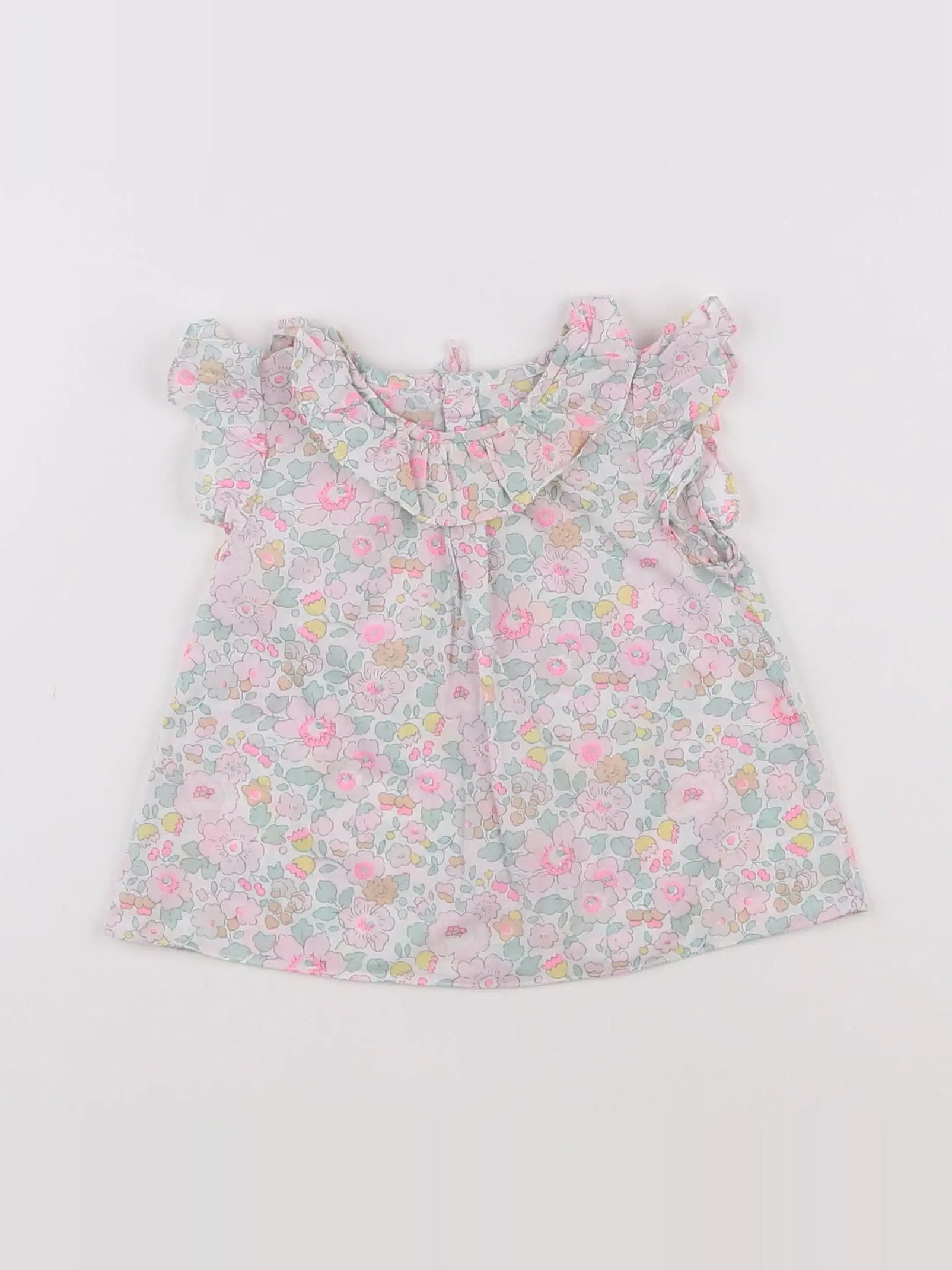 Jacadi - blouse liberty multicolore - 6 mois