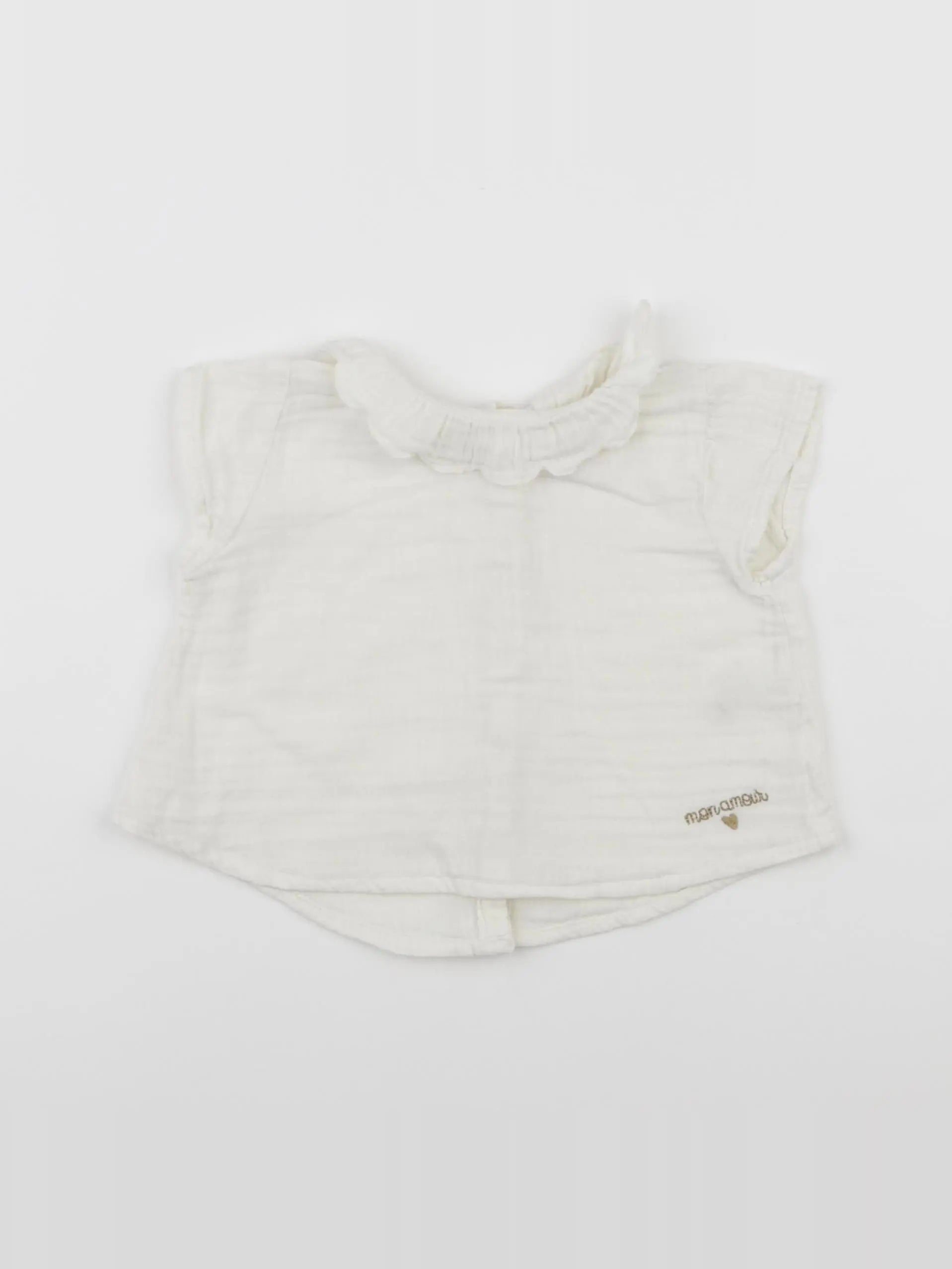 Eden & Victor - blouse blanc - 6 mois