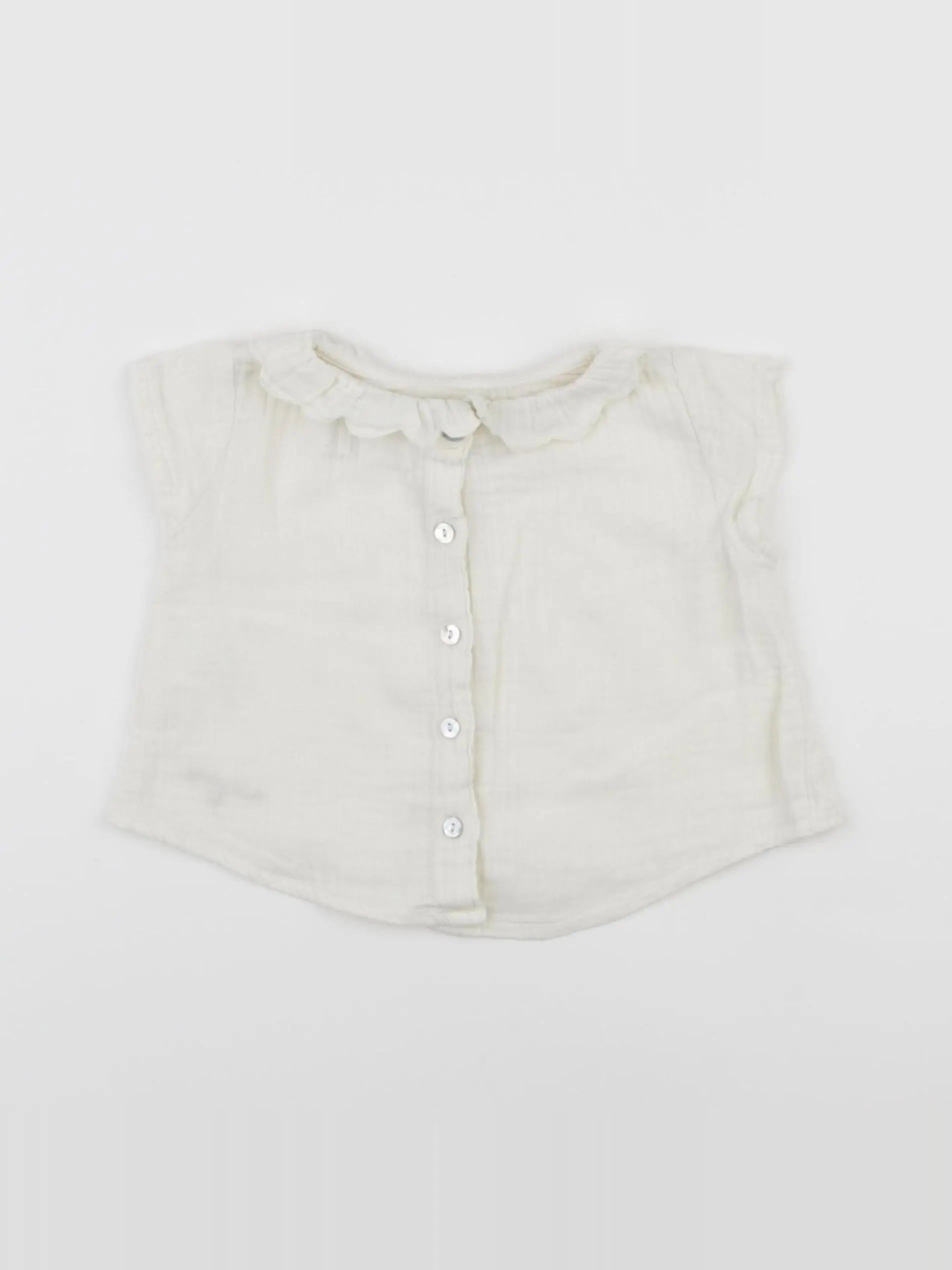Eden & Victor - blouse blanc - 6 mois