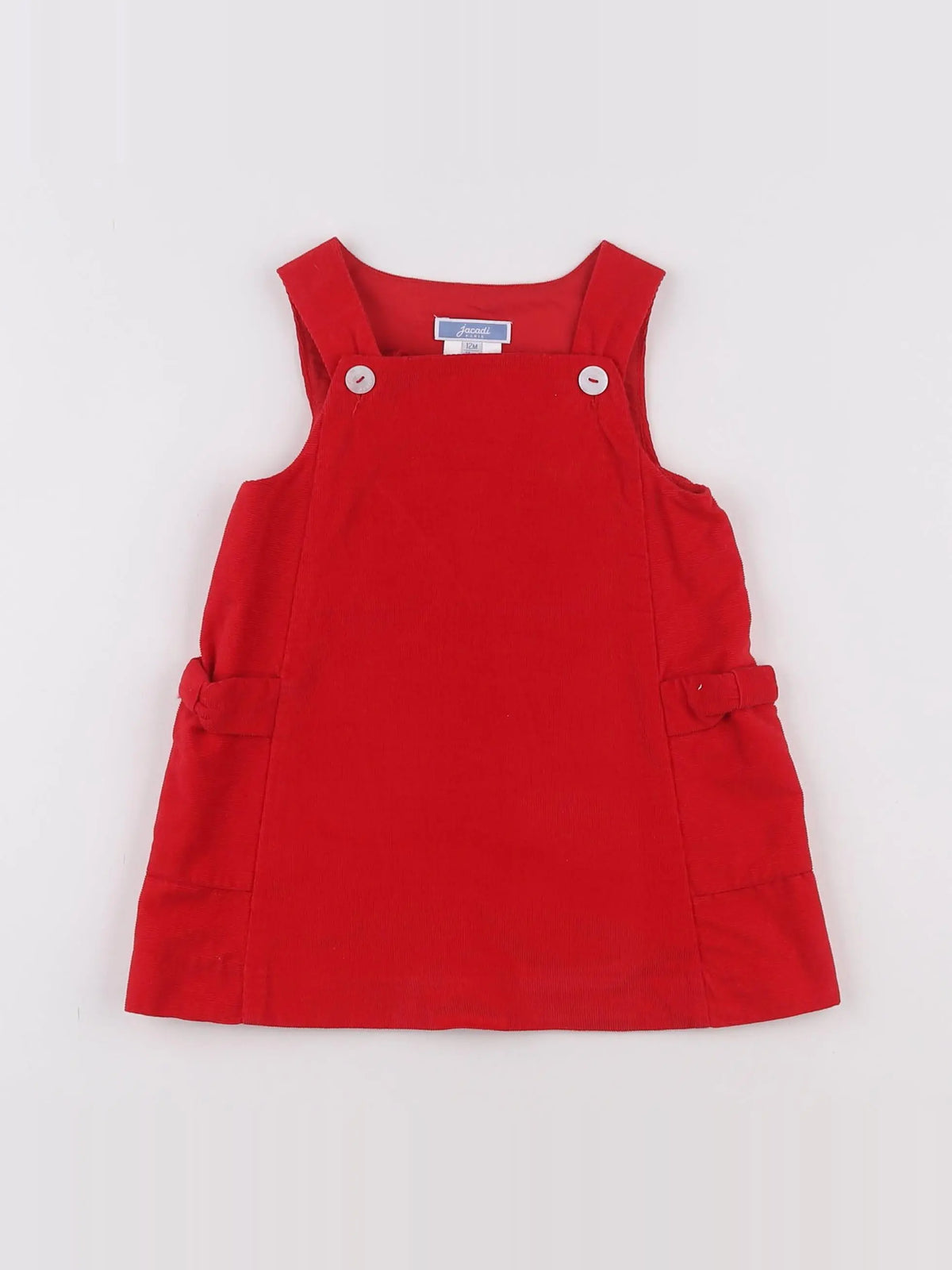Jacadi - robe rouge - 12 mois