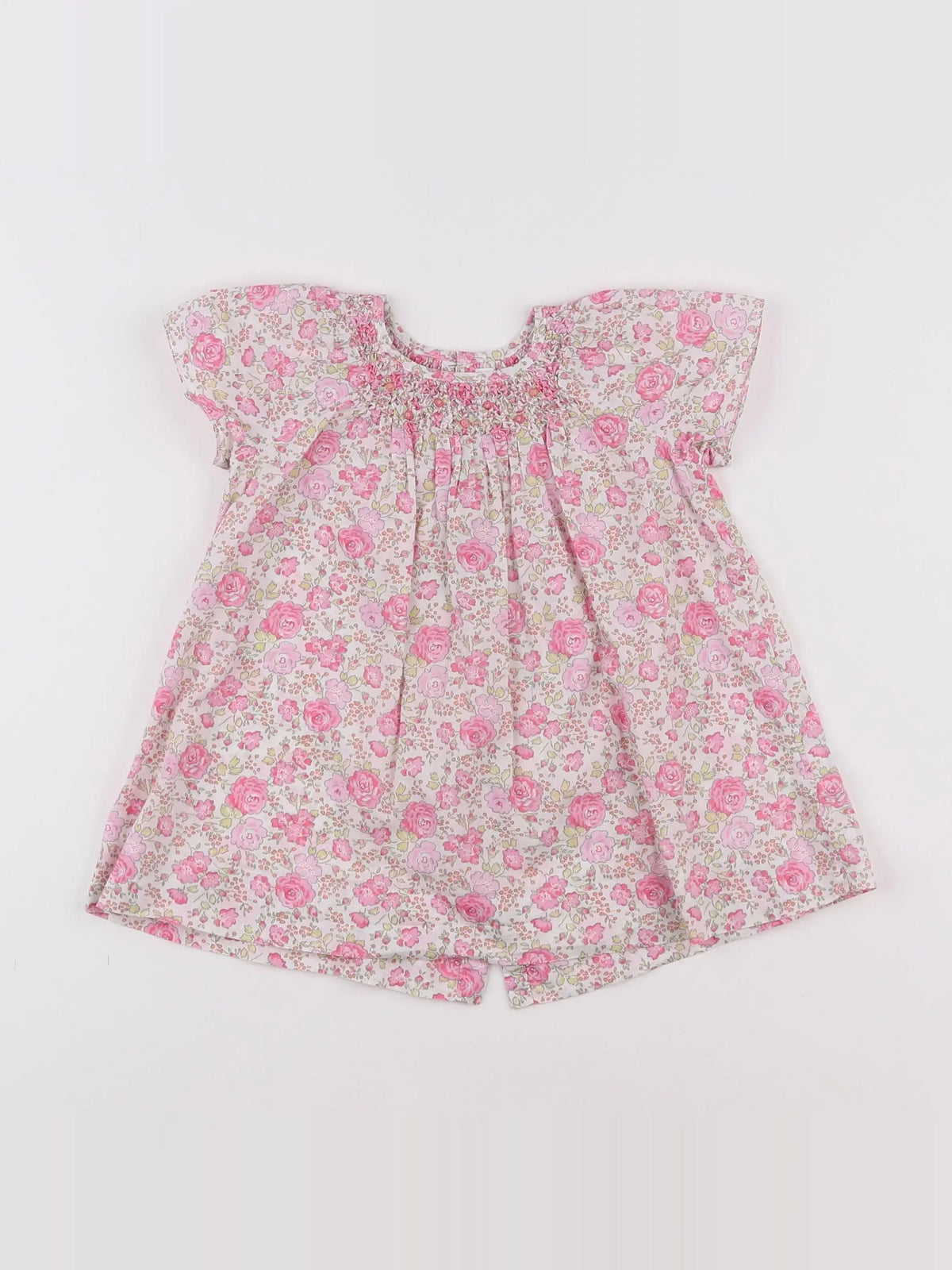 Jacadi - robe liberty multicolore - 6 mois