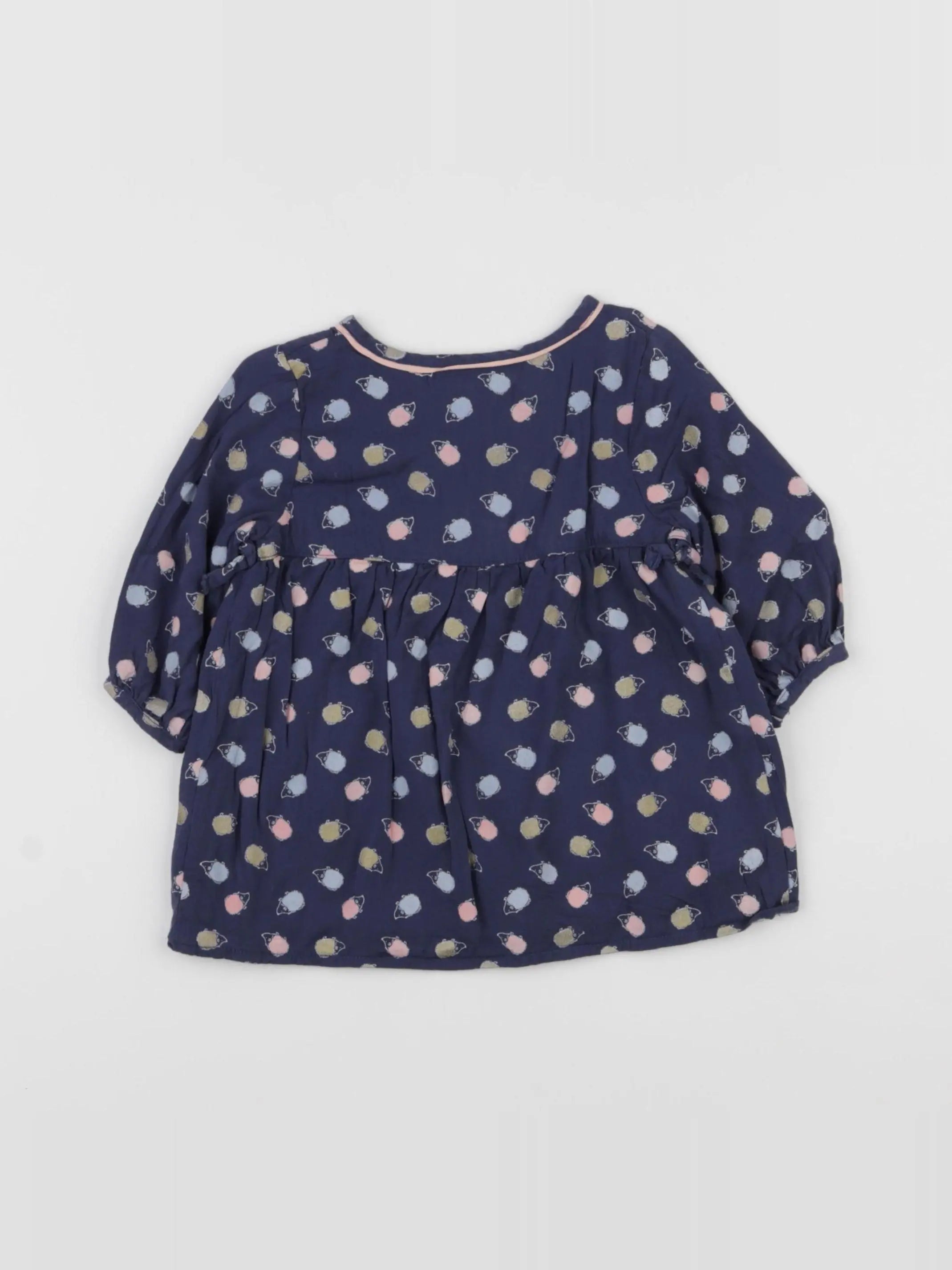 Cadet Rousselle - robe bleu - 6 mois