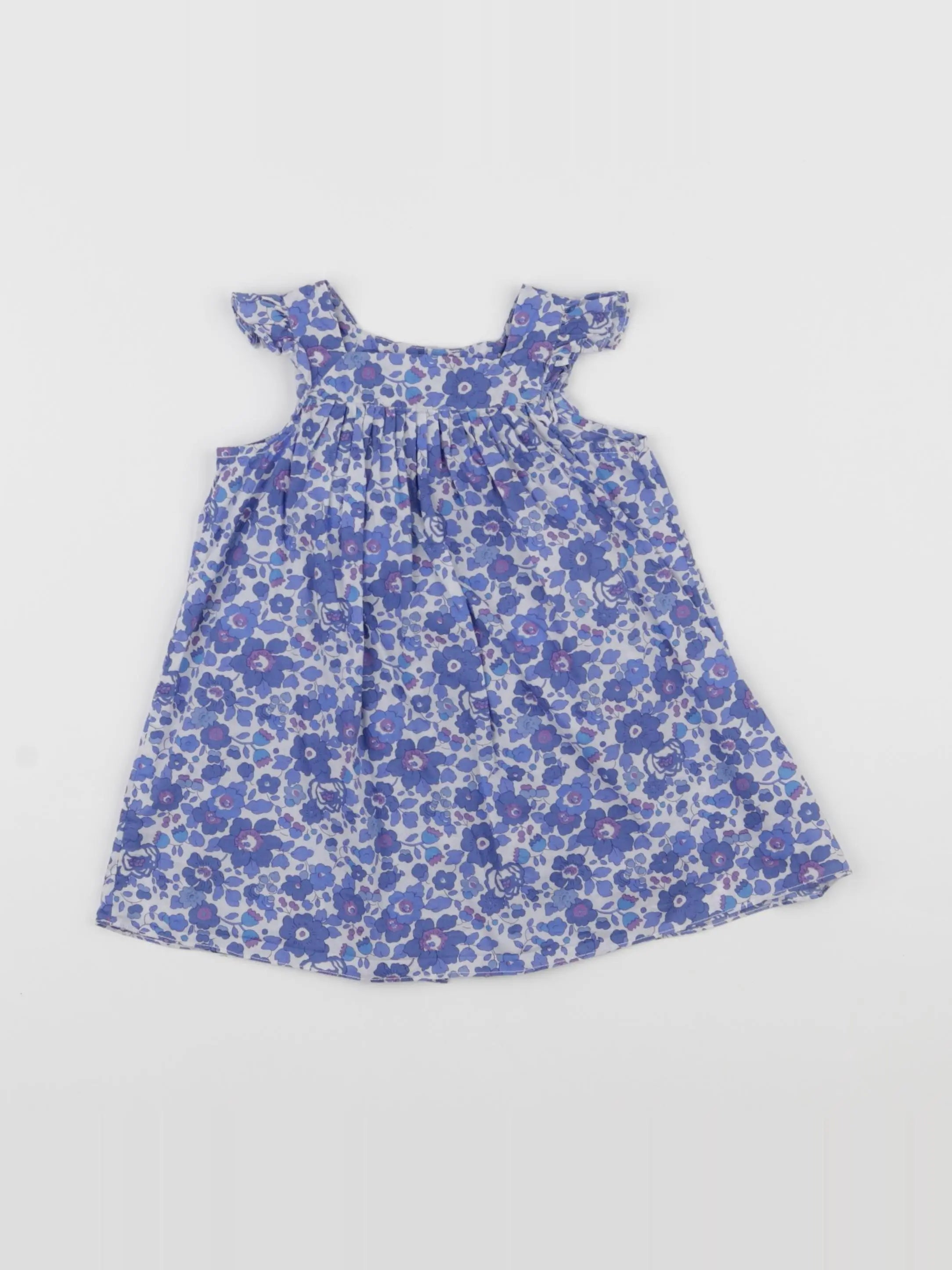 Jacadi - robe liberty bleu - 6 mois