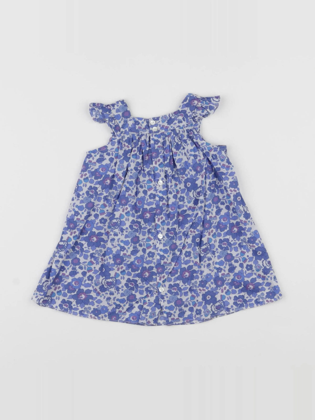 Jacadi - robe liberty bleu - 6 mois