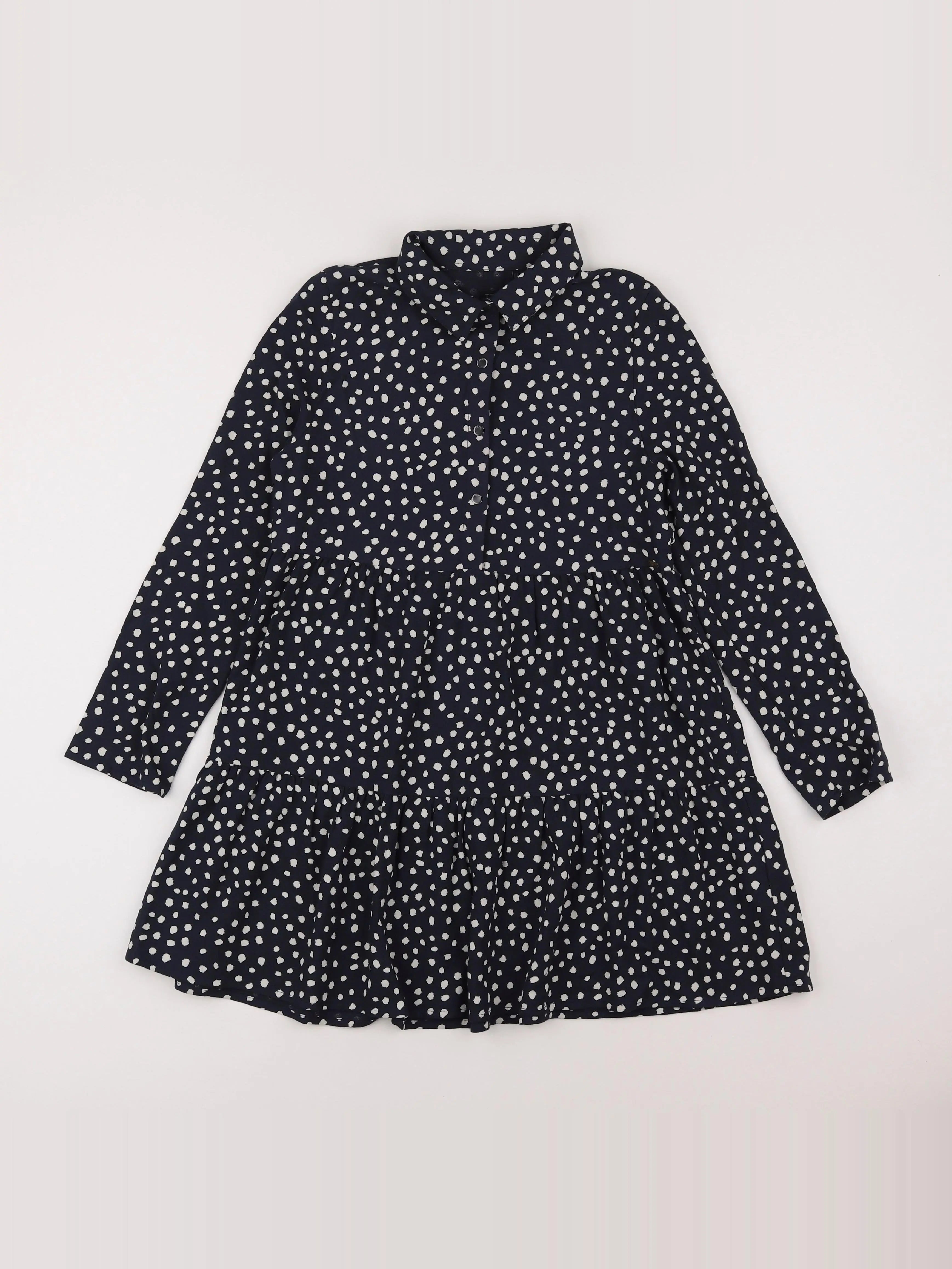 IKKS - robe bleu - 10 ans