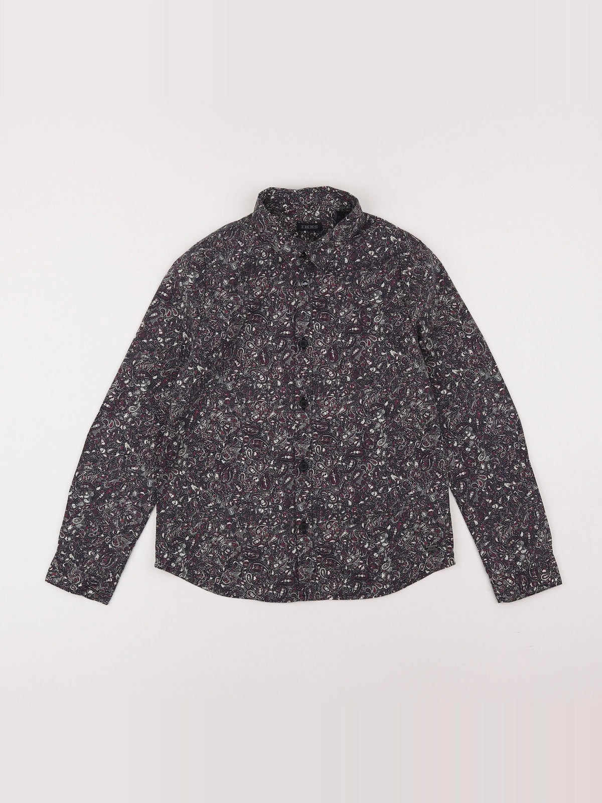 IKKS - chemise marron - 8 ans