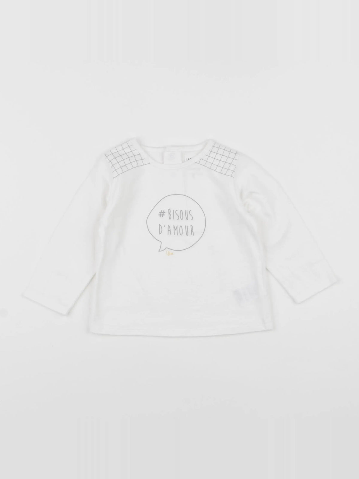 Carrément Beau - tee-shirt blanc - 12 mois