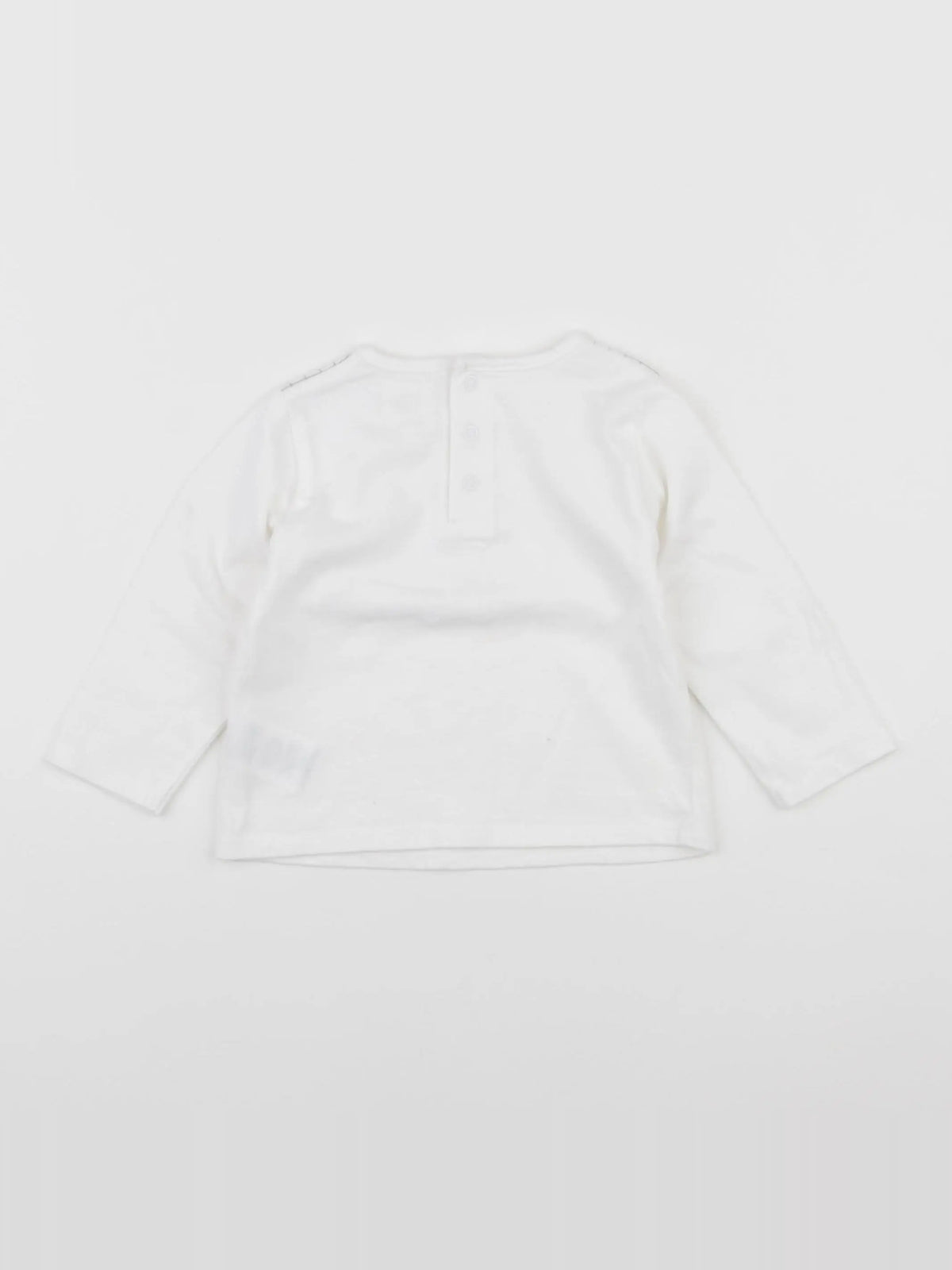 Carrément Beau - tee-shirt blanc - 12 mois