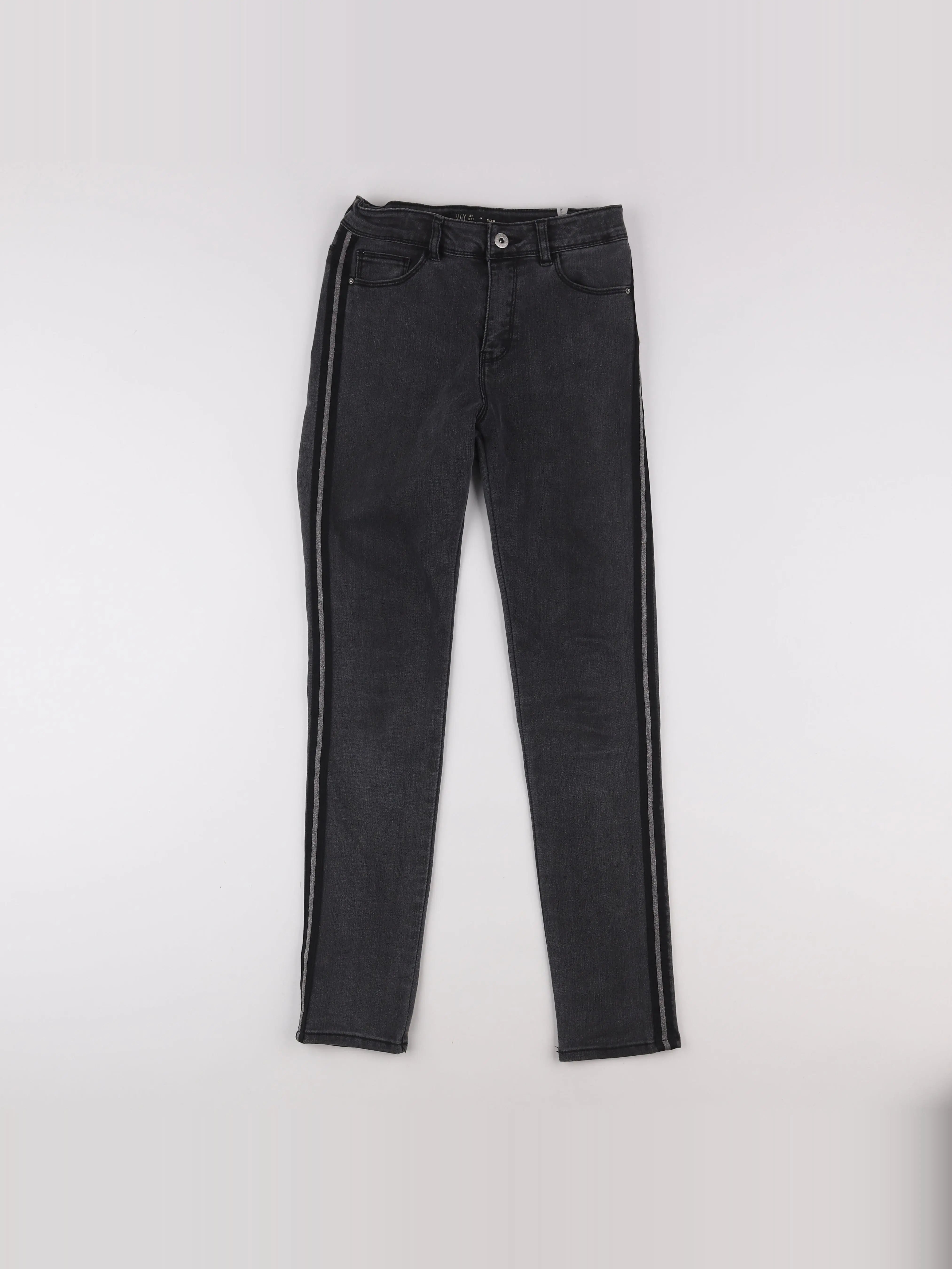 IKKS - jean gris - 12 ans