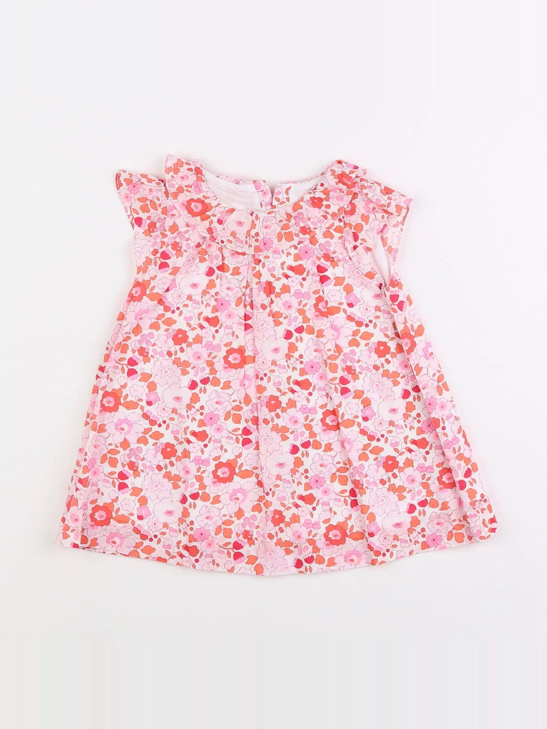 Jacadi - robe liberty rose - 6 mois