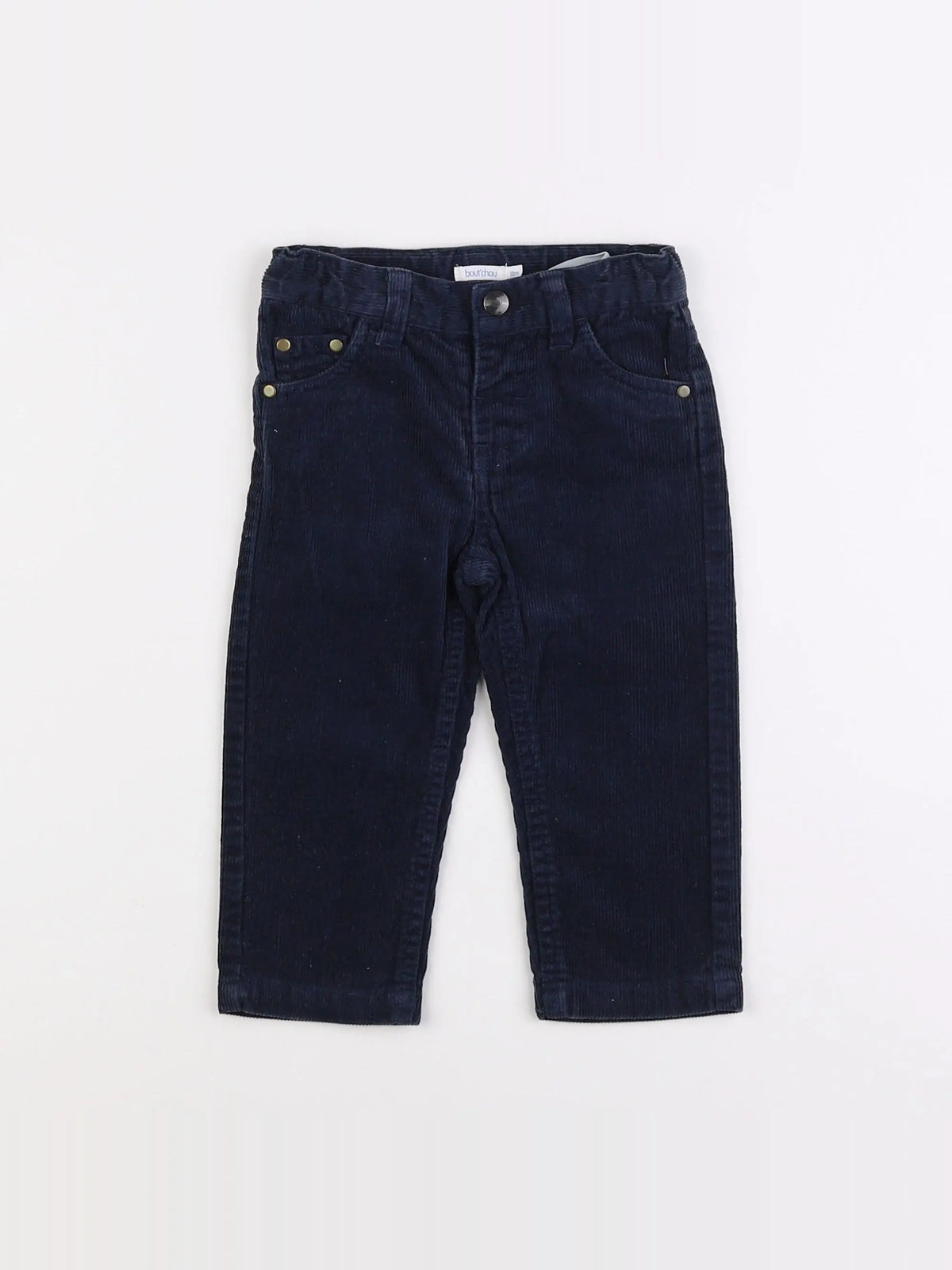 Boutchou - pantalon bleu - 12 mois