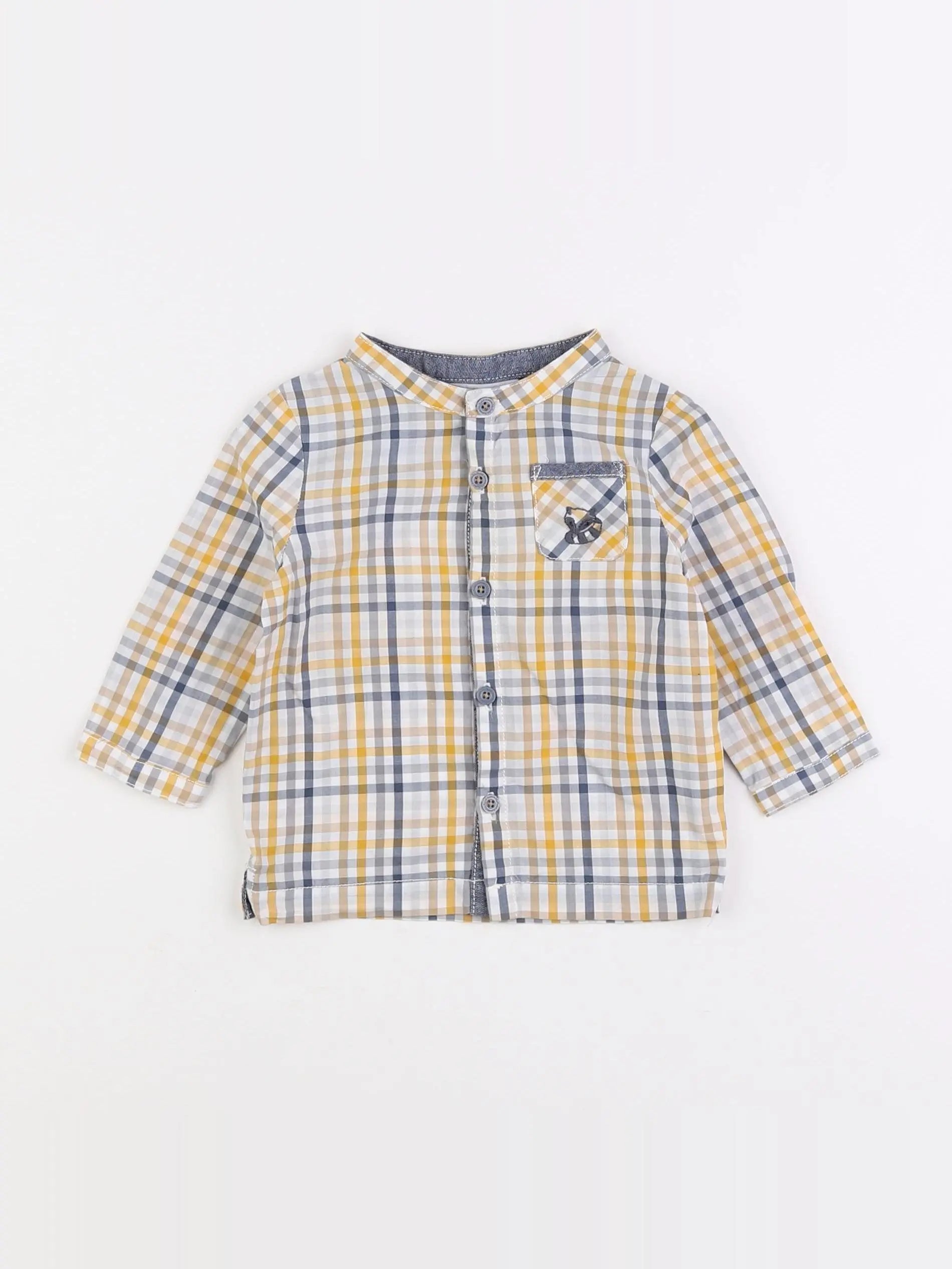 Cadet Rousselle - chemise multicolore - 6 mois