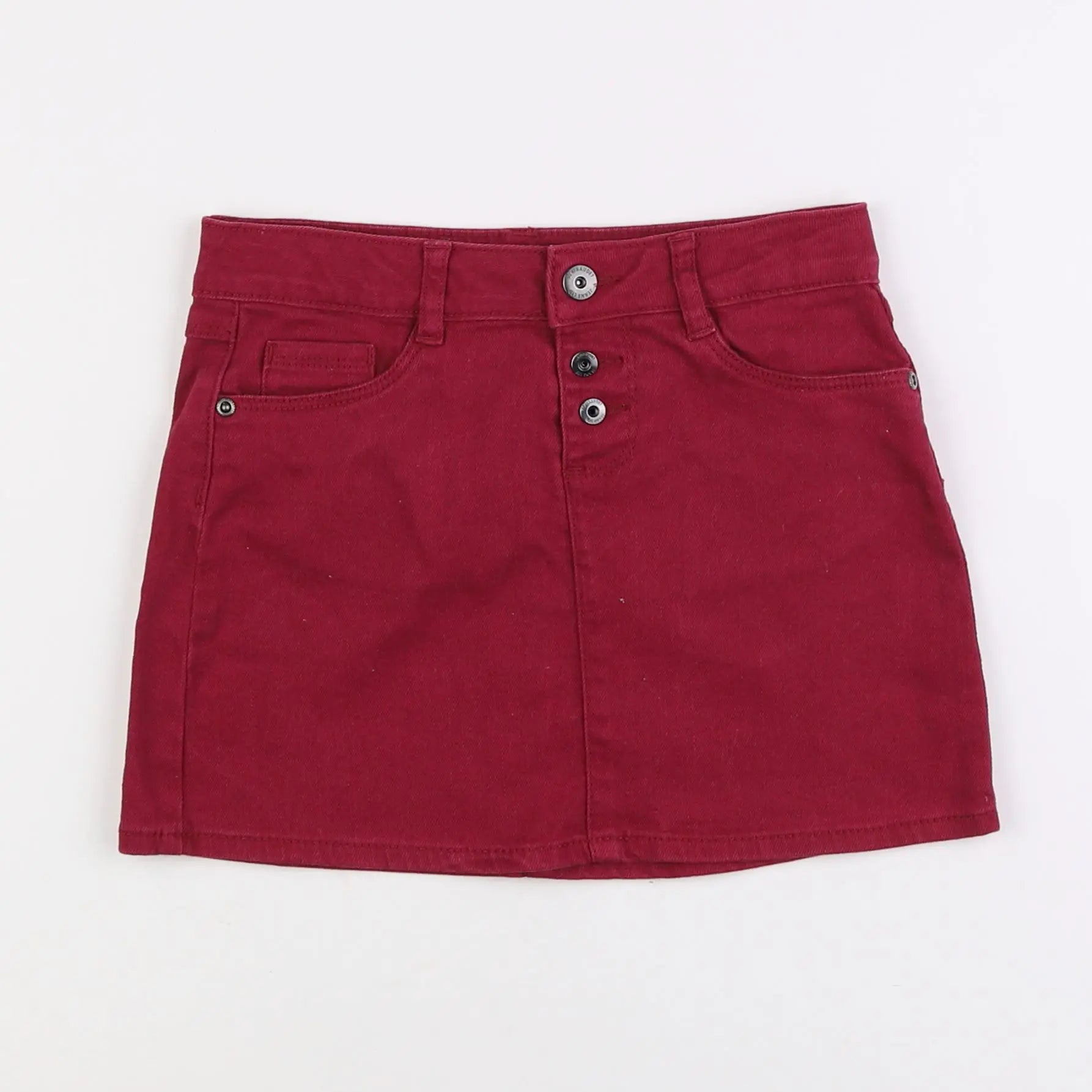 Vertbaudet - jupe rouge - 8 ans