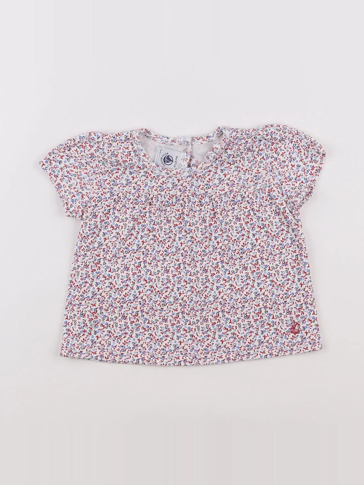 Petit Bateau - tee-shirt multicolore - 6 mois