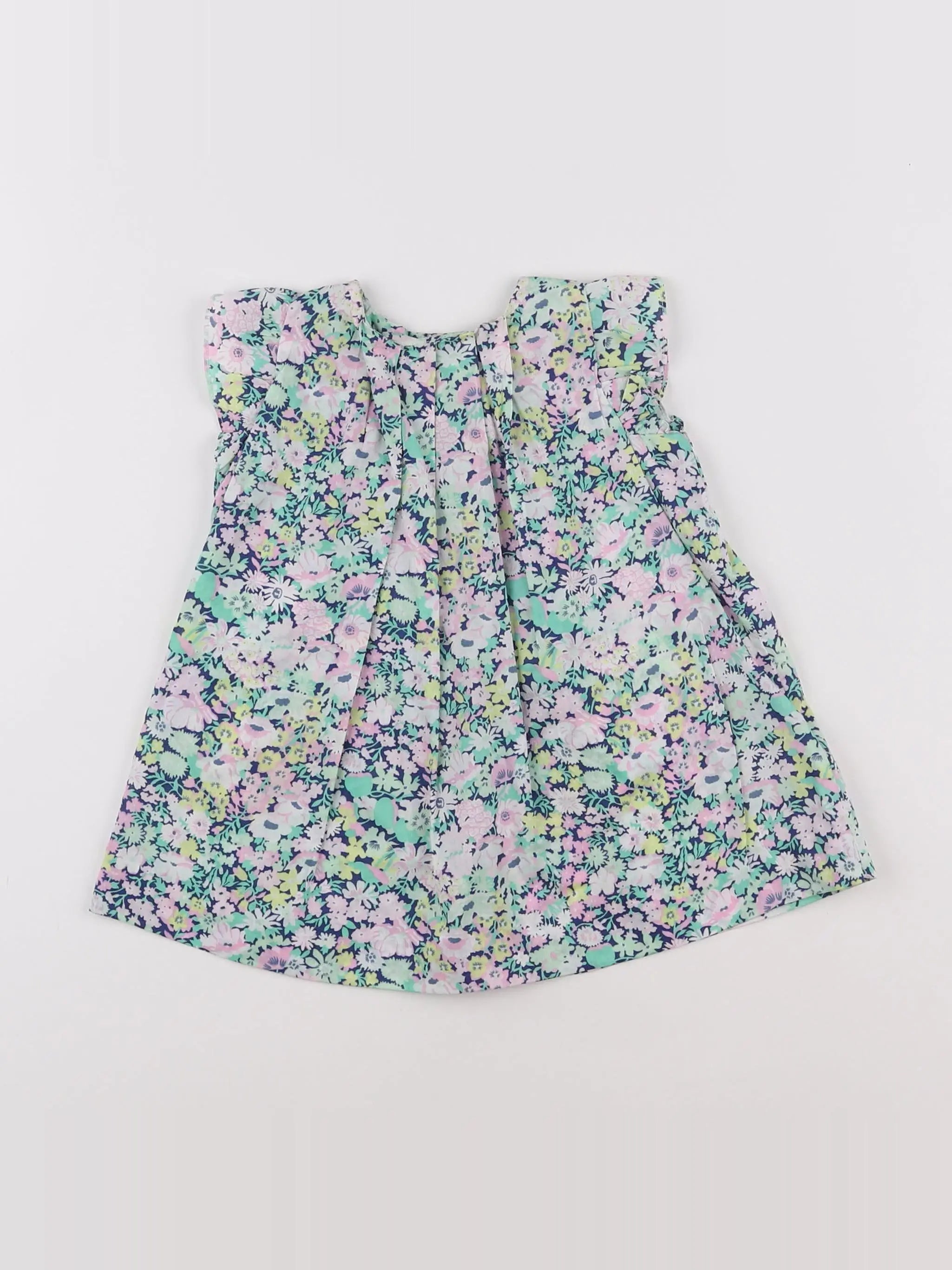 Jacadi - robe liberty multicolore - 6 mois