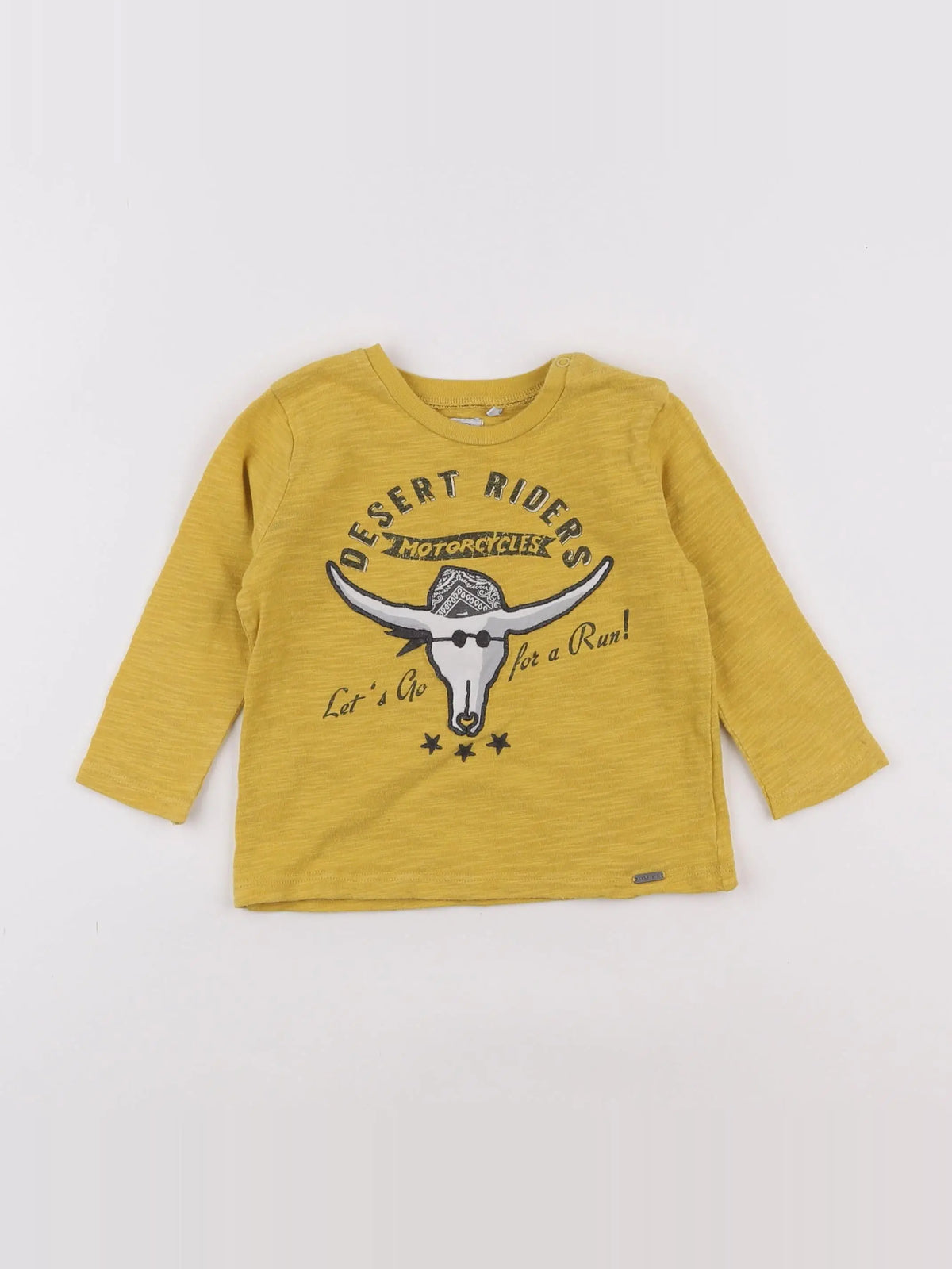 IKKS - tee-shirt jaune - 12 mois