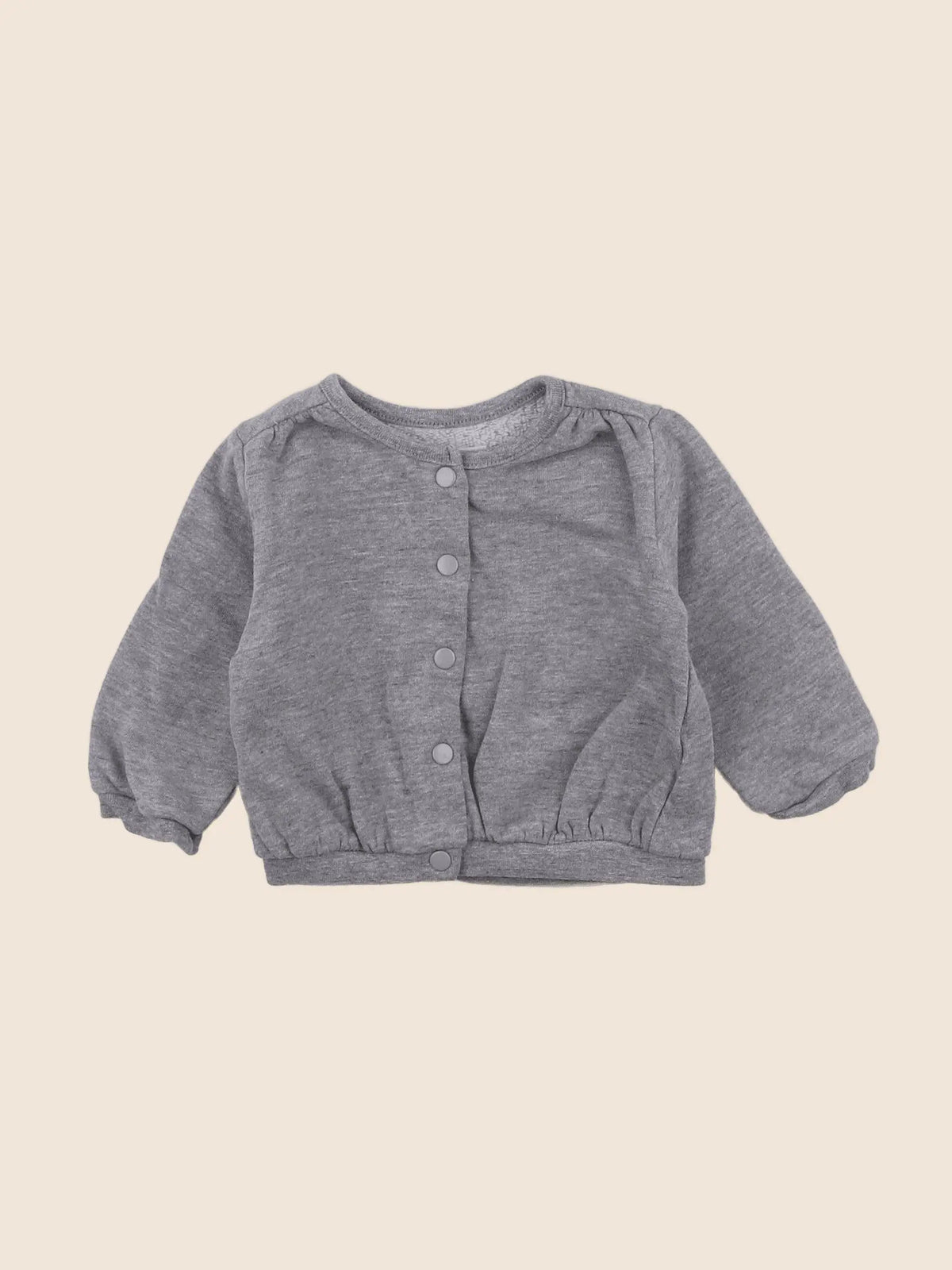 Vertbaudet - sweat gris - 6 mois
