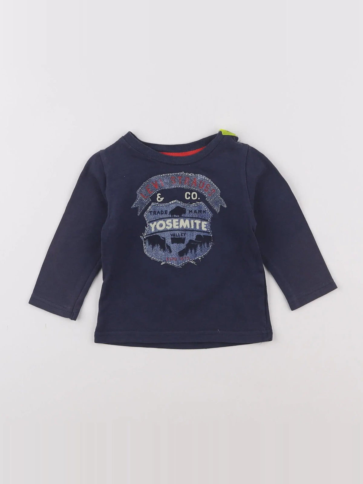Levi's - tee-shirt bleu - 12 mois