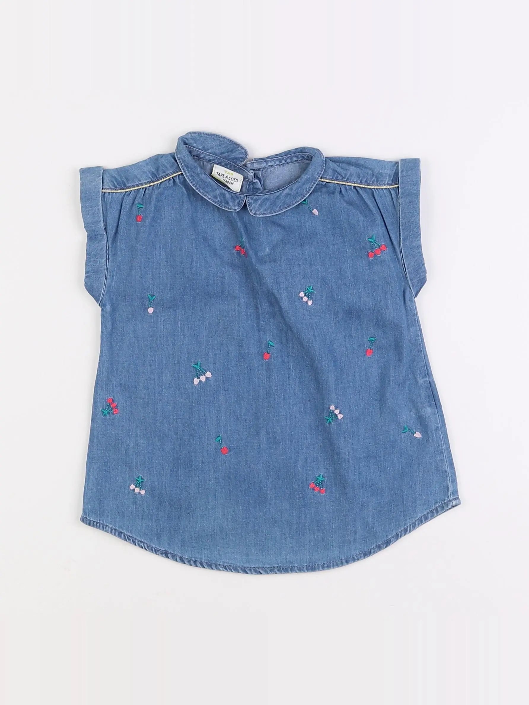 Tape à l'oeil - blouse bleu - 6 mois