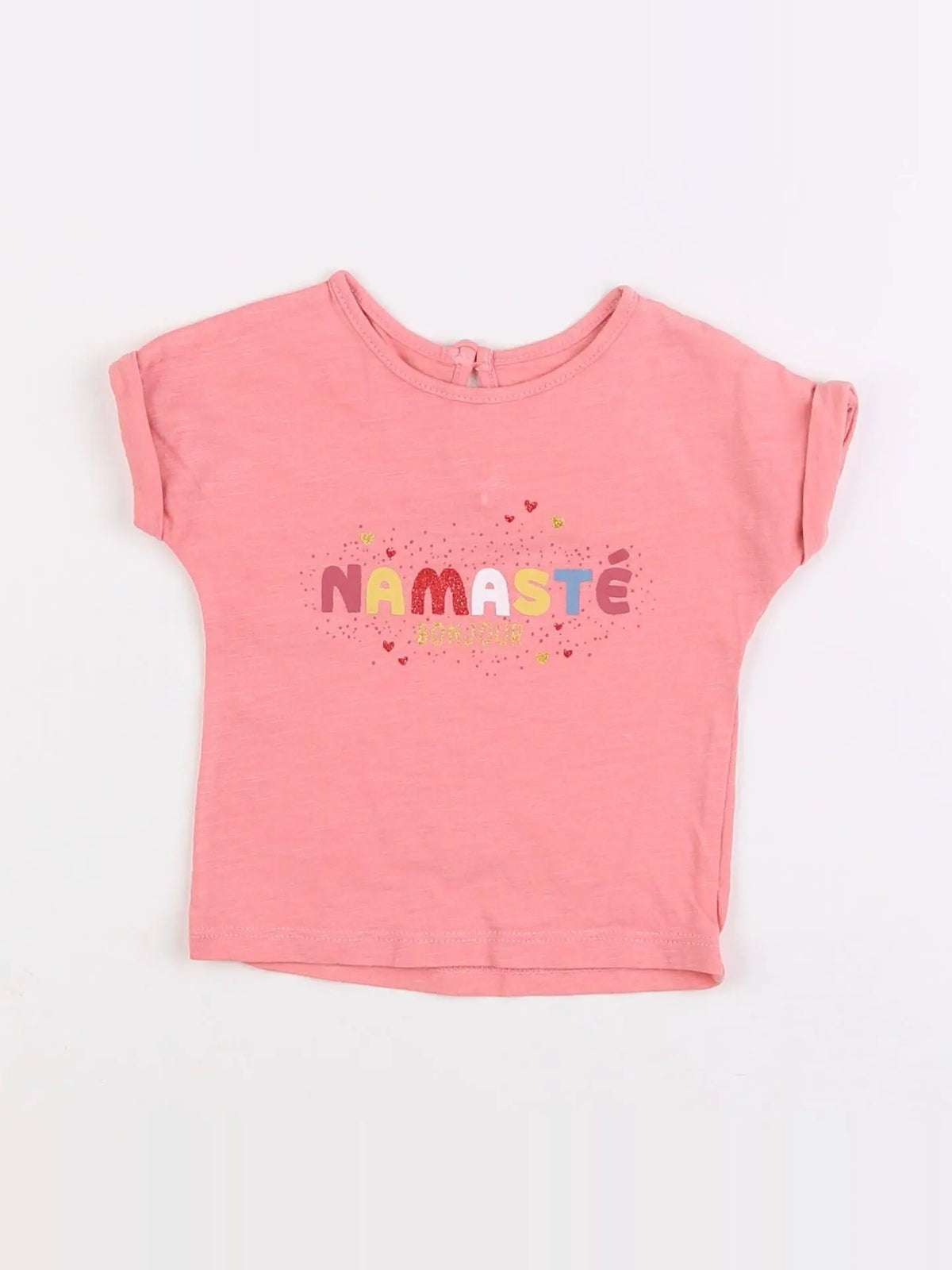 Boutchou - tee-shirt rose - 6 mois