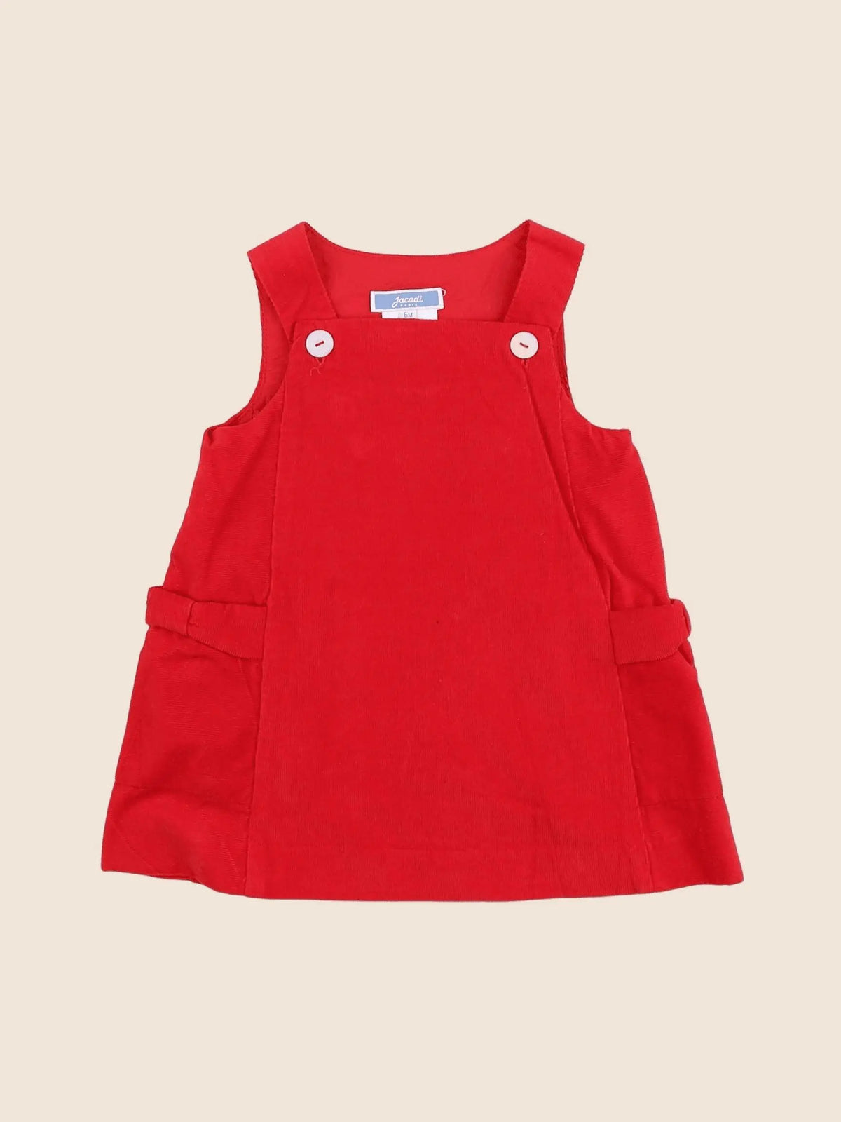 Jacadi - robe rouge - 6 mois