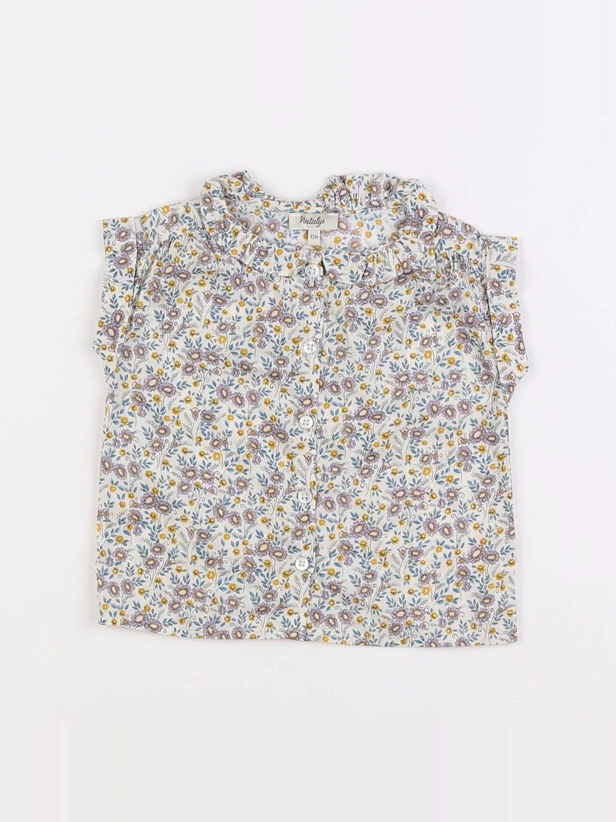 Natalys - blouse multicolore - 12 mois