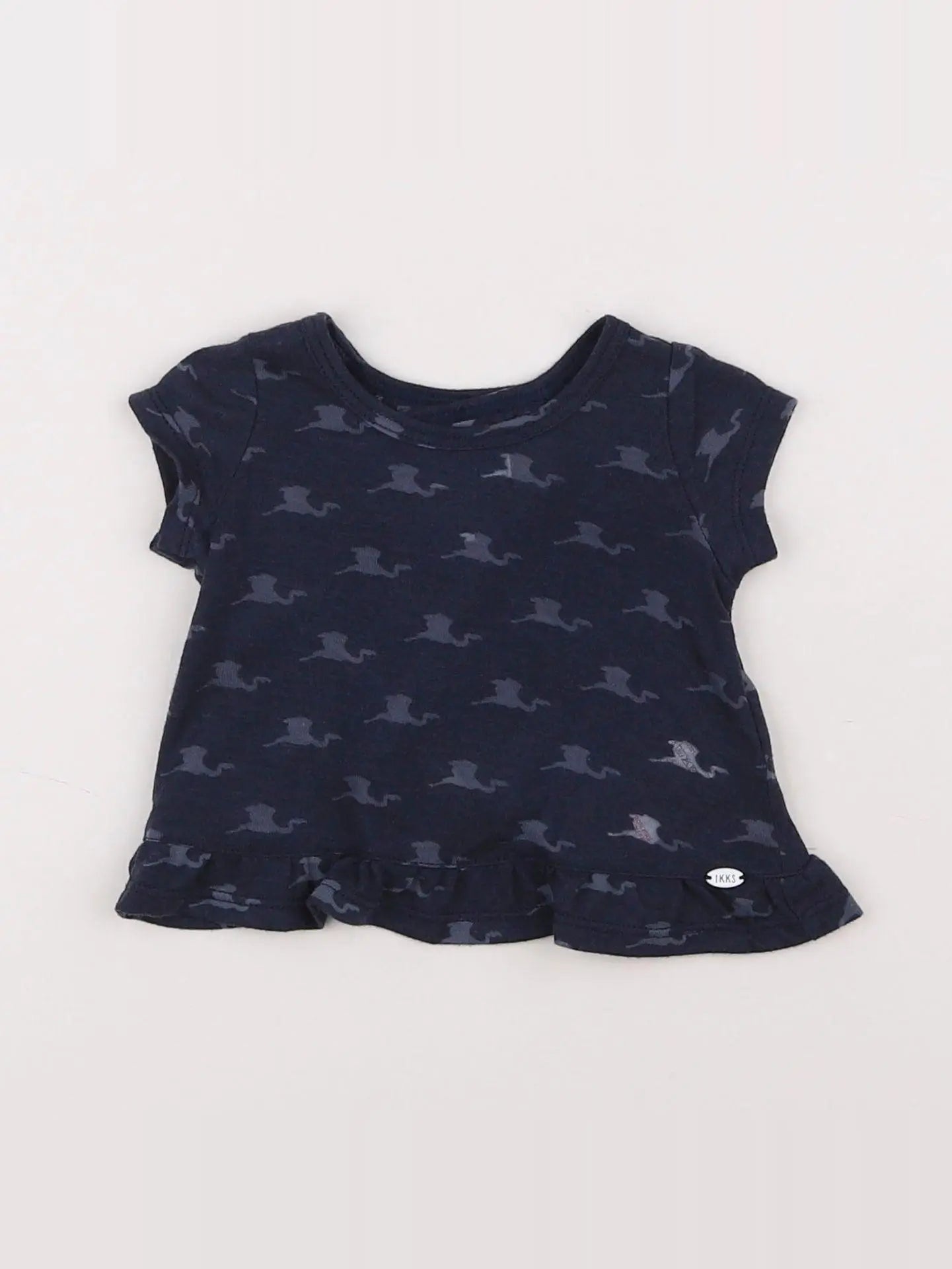 IKKS - tee-shirt bleu - 3 mois