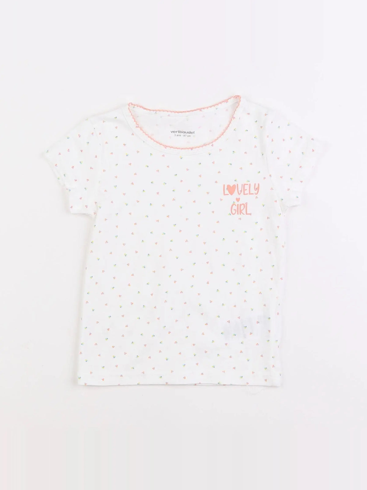 Vertbaudet - maillot de corps blanc - 3 ans
