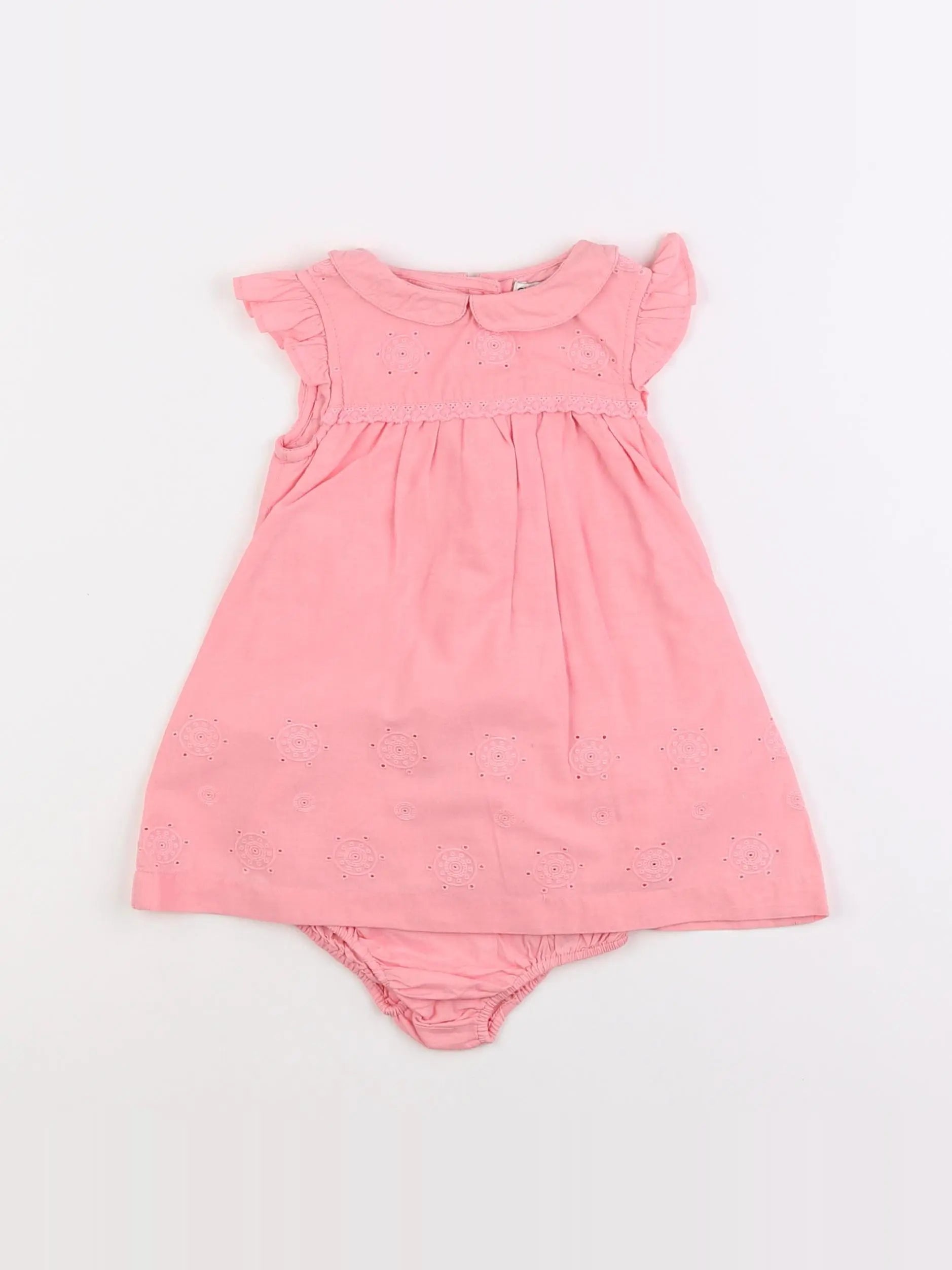 Cyrillus - robe rose - 3 mois