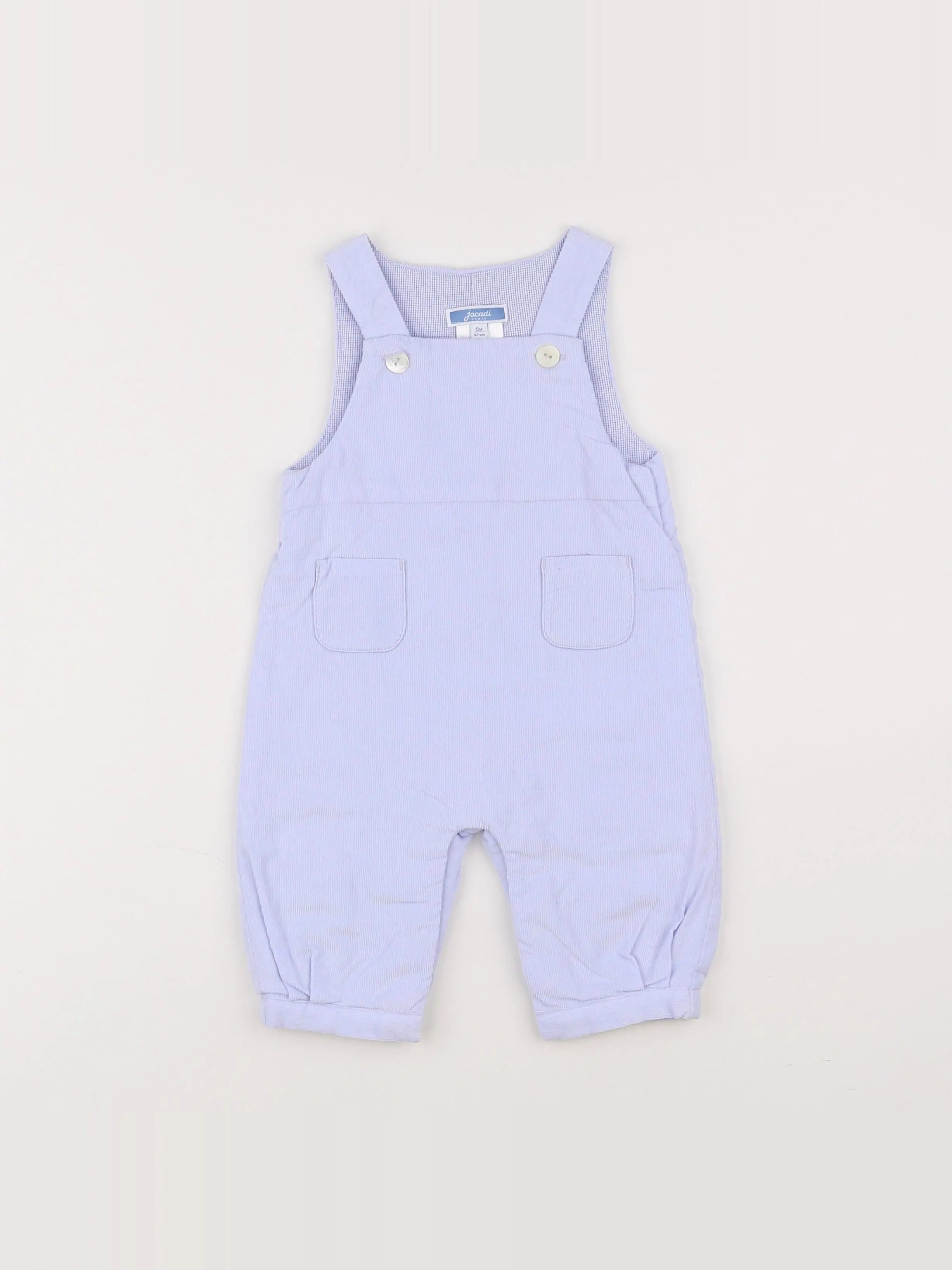 Jacadi - salopette bleu - 6 mois