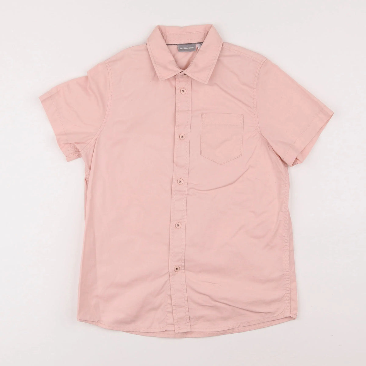 Vertbaudet - chemise rose - 10 ans