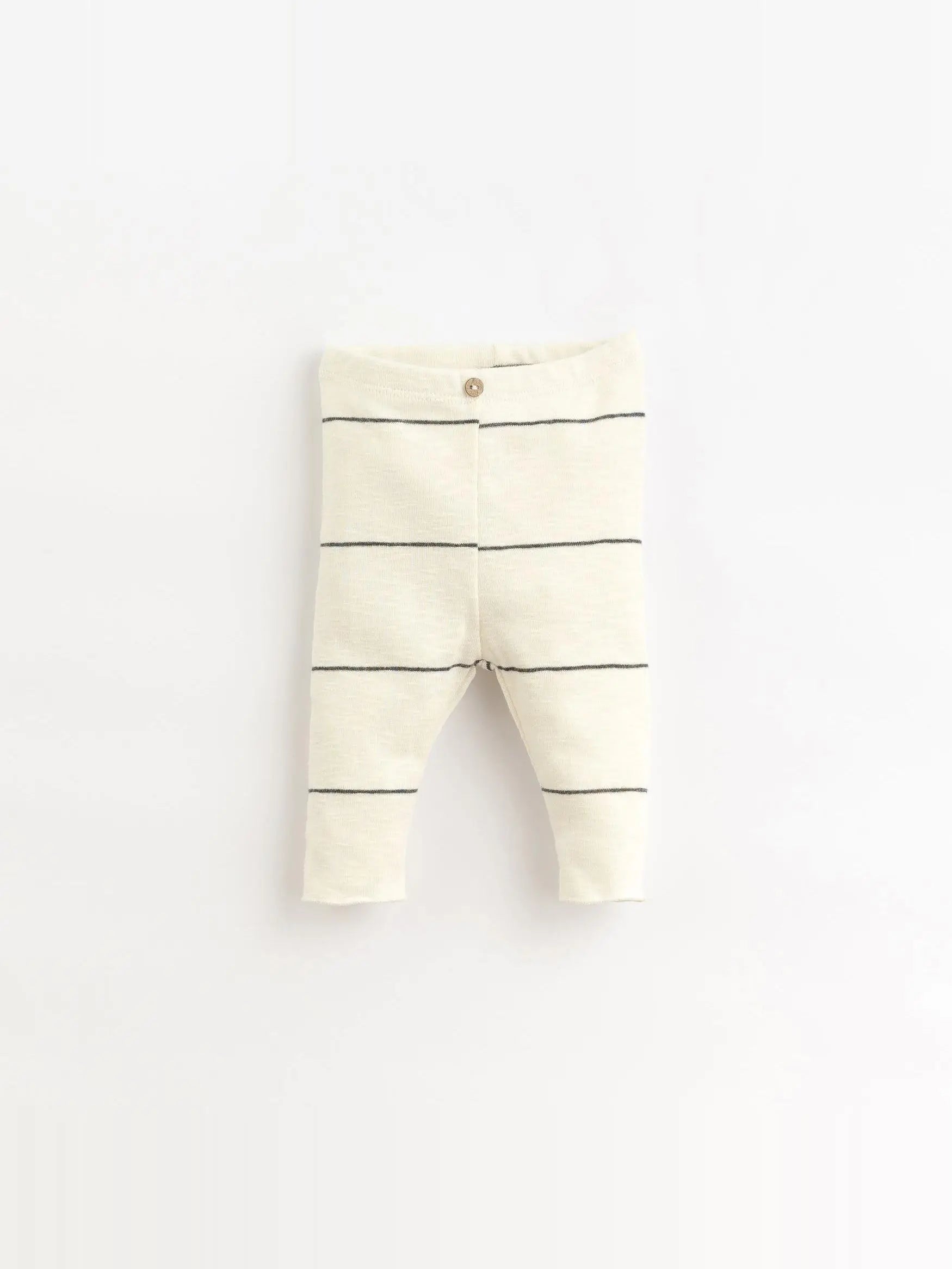 Legging Rib rayé gris