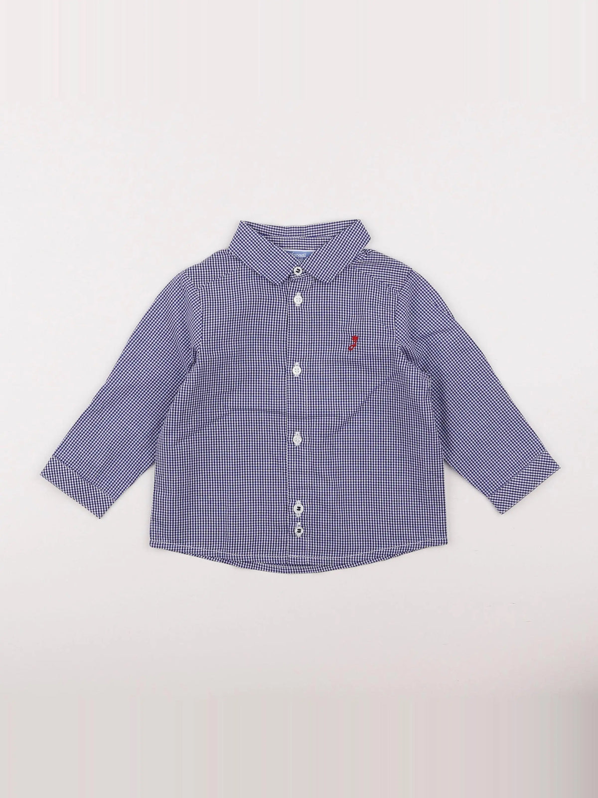 Jacadi - chemise bleu - 12 mois