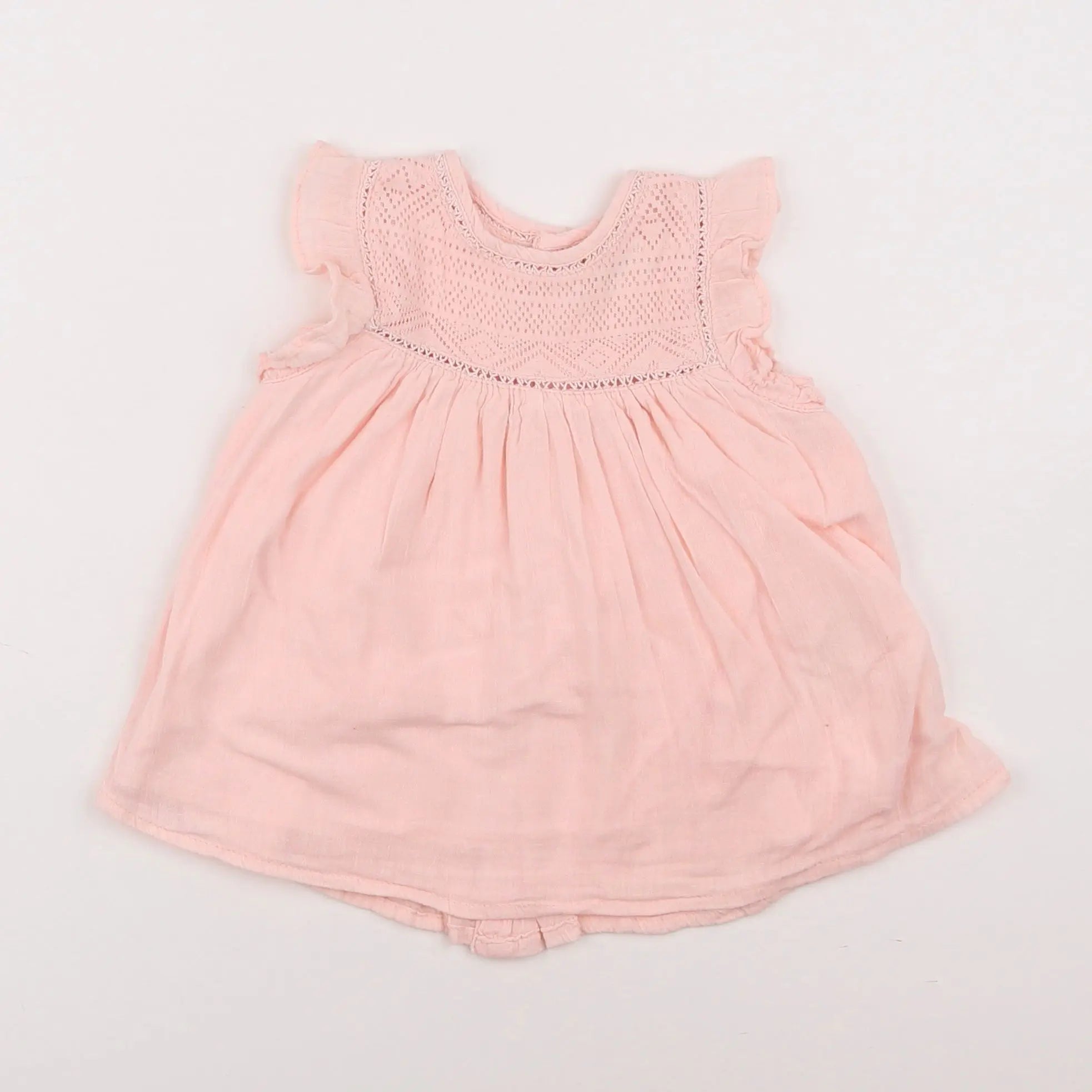 Vertbaudet - robe rose - 3 mois