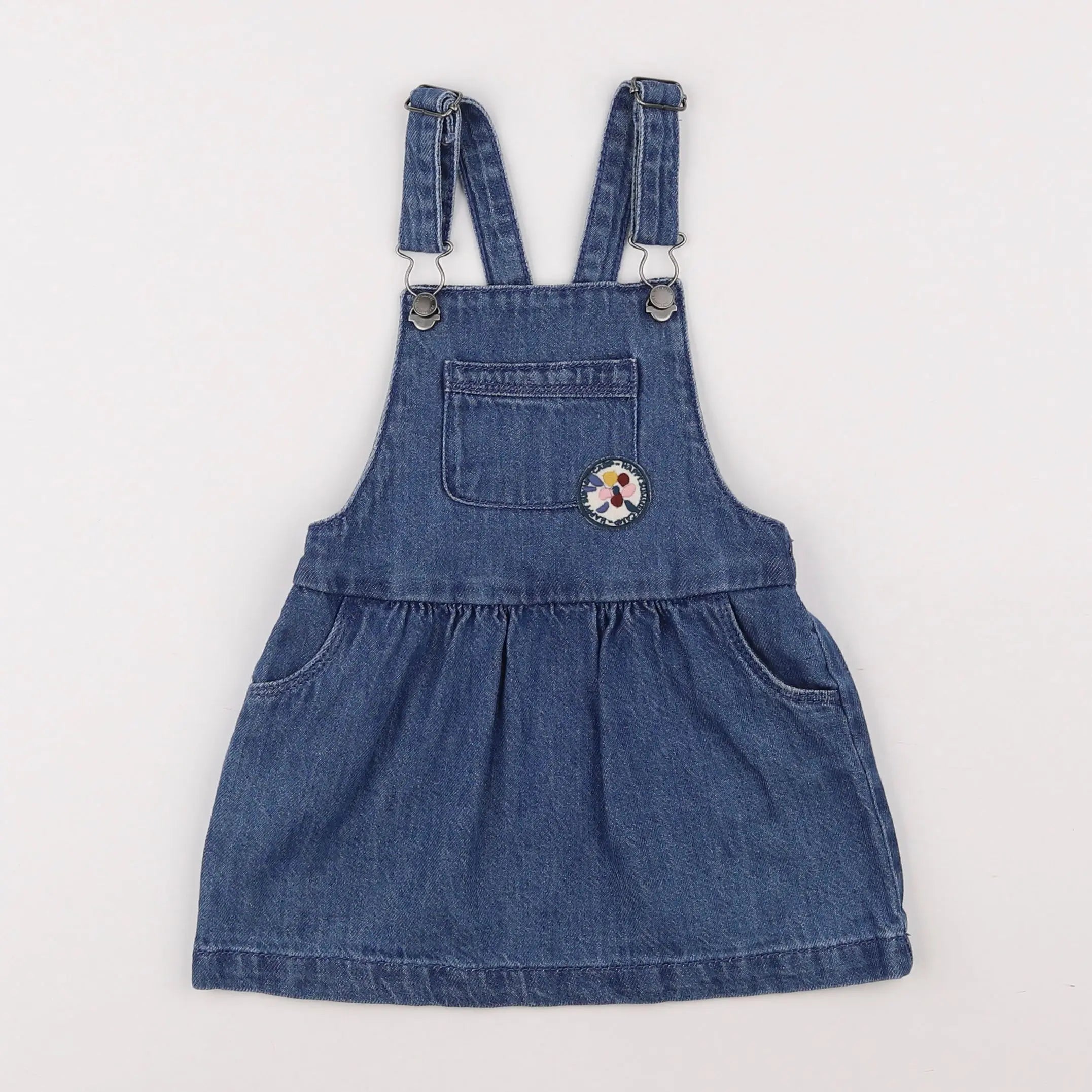 Vertbaudet - robe bleu - 18 mois