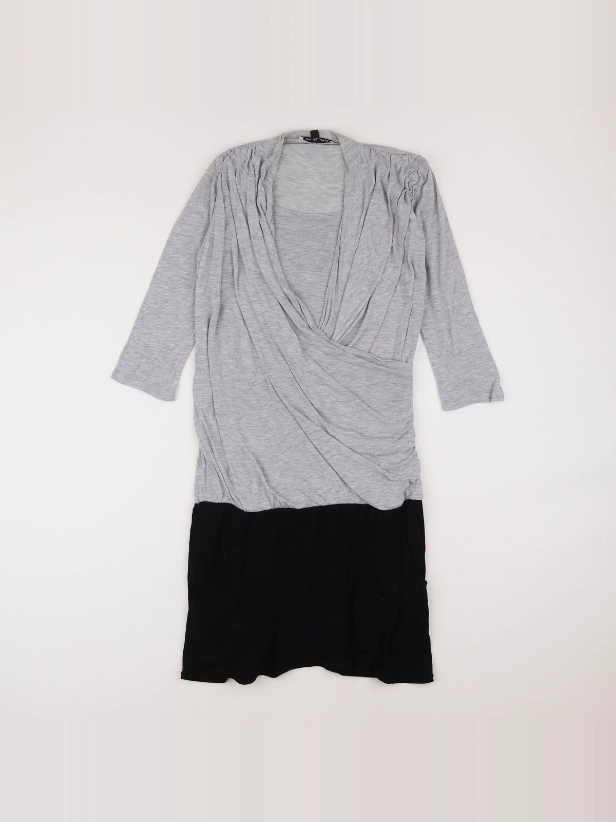 Envie de fraise - robe grossesse, allaitement gris, noir - 36 à 38