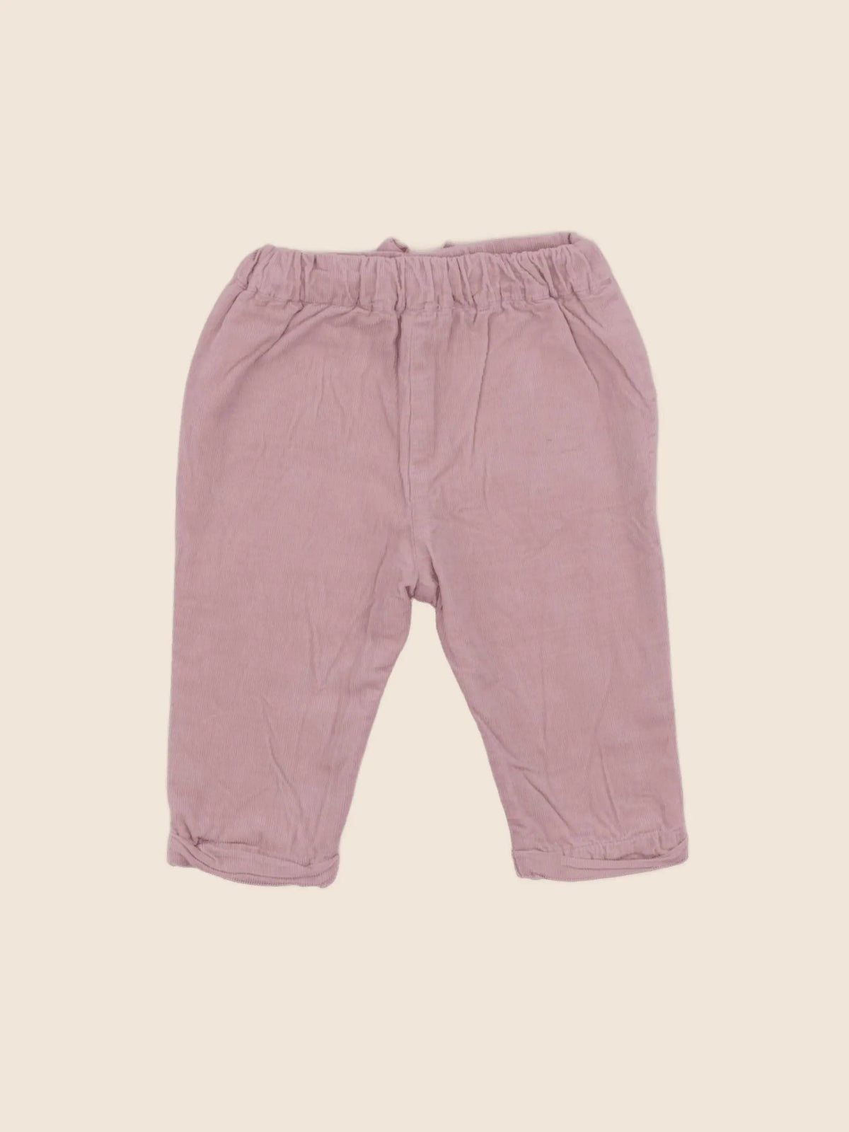 Vertbaudet - pantalon rose - 9 mois