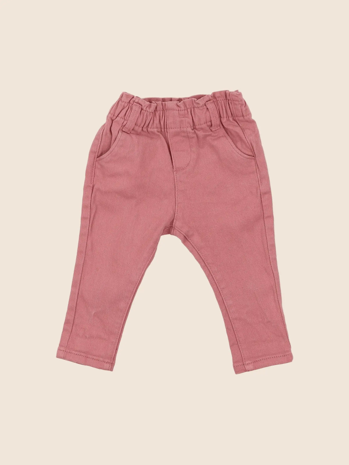 Vertbaudet - pantalon rose - 6 mois