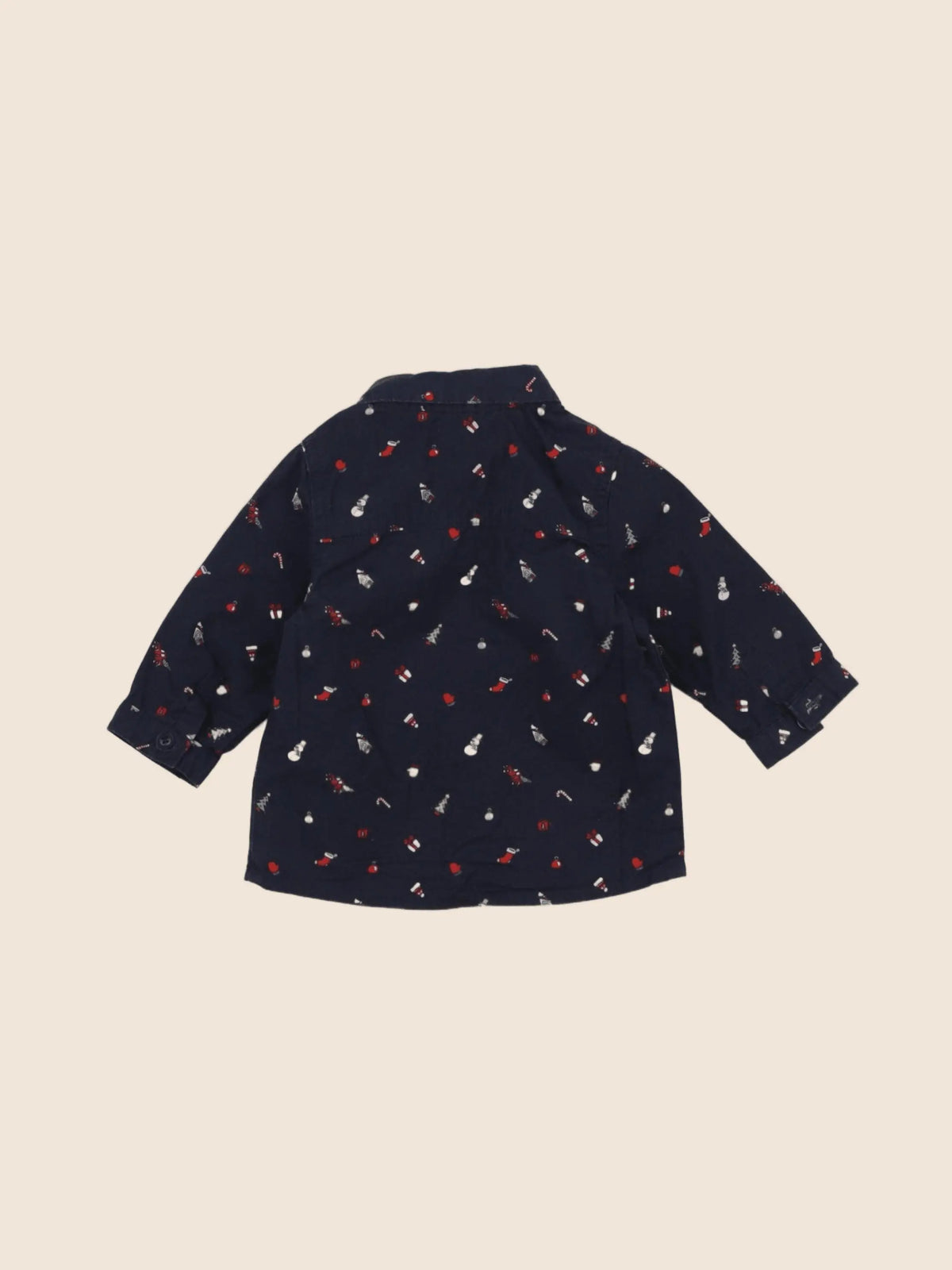 Vertbaudet - chemise bleu - 3 mois